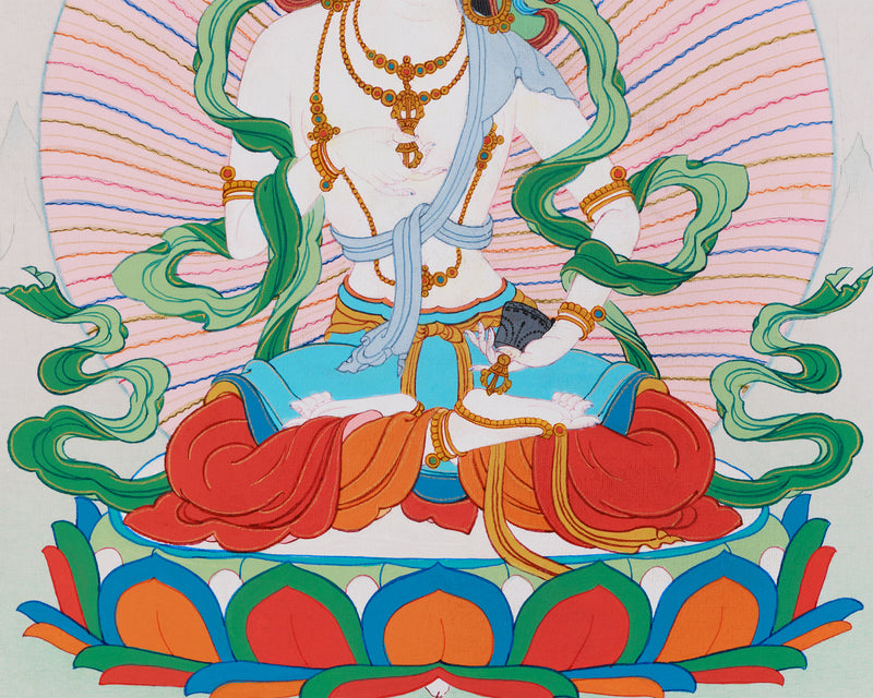 Dorje Sempa, Vajrasattva Thangka Painting