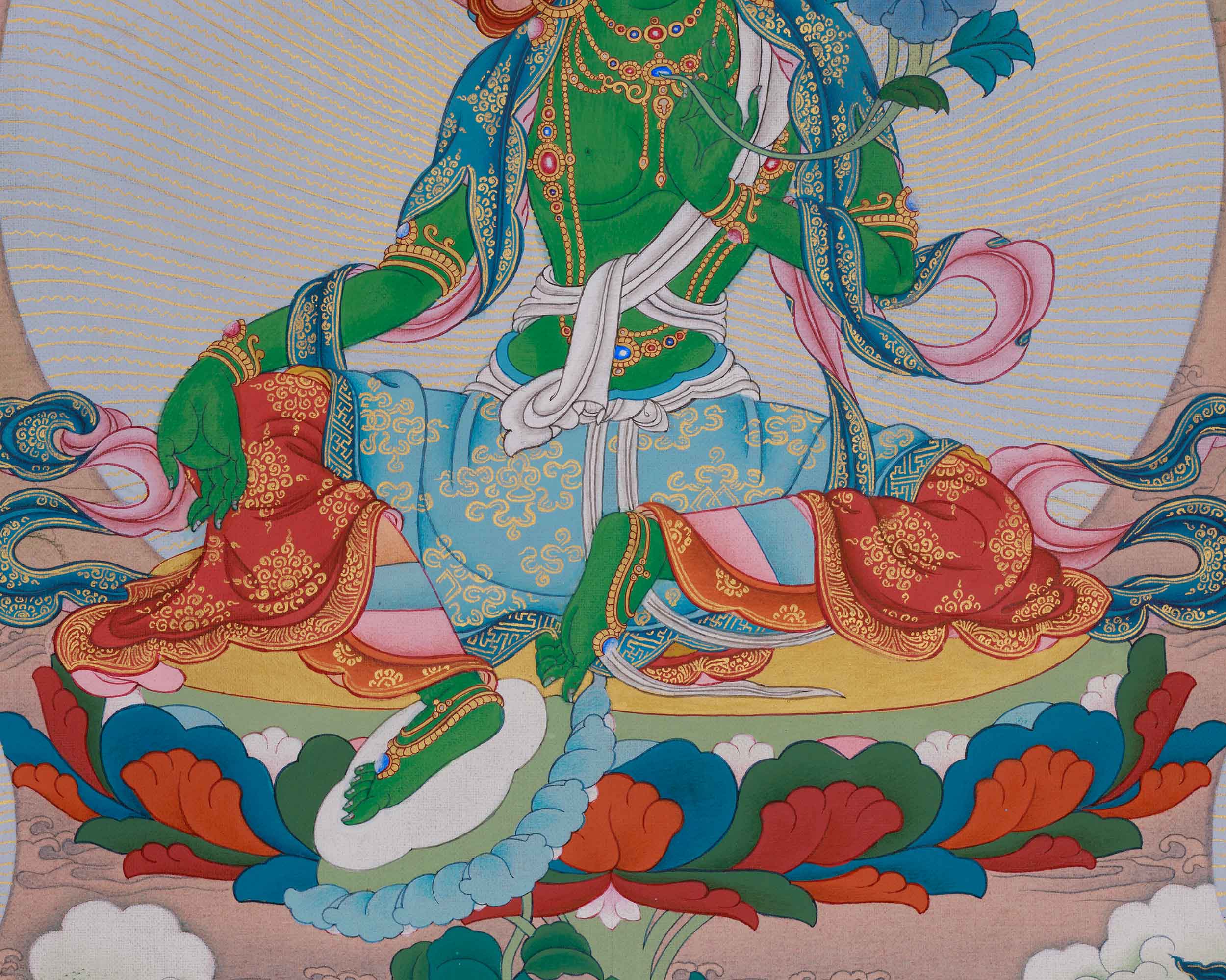 21 Tara Healing Thangka | Embodiment of Universal Compassion