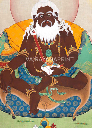 Thang Tong Gyalpo Thangka Print | Traditional Buddhist Wall Decor