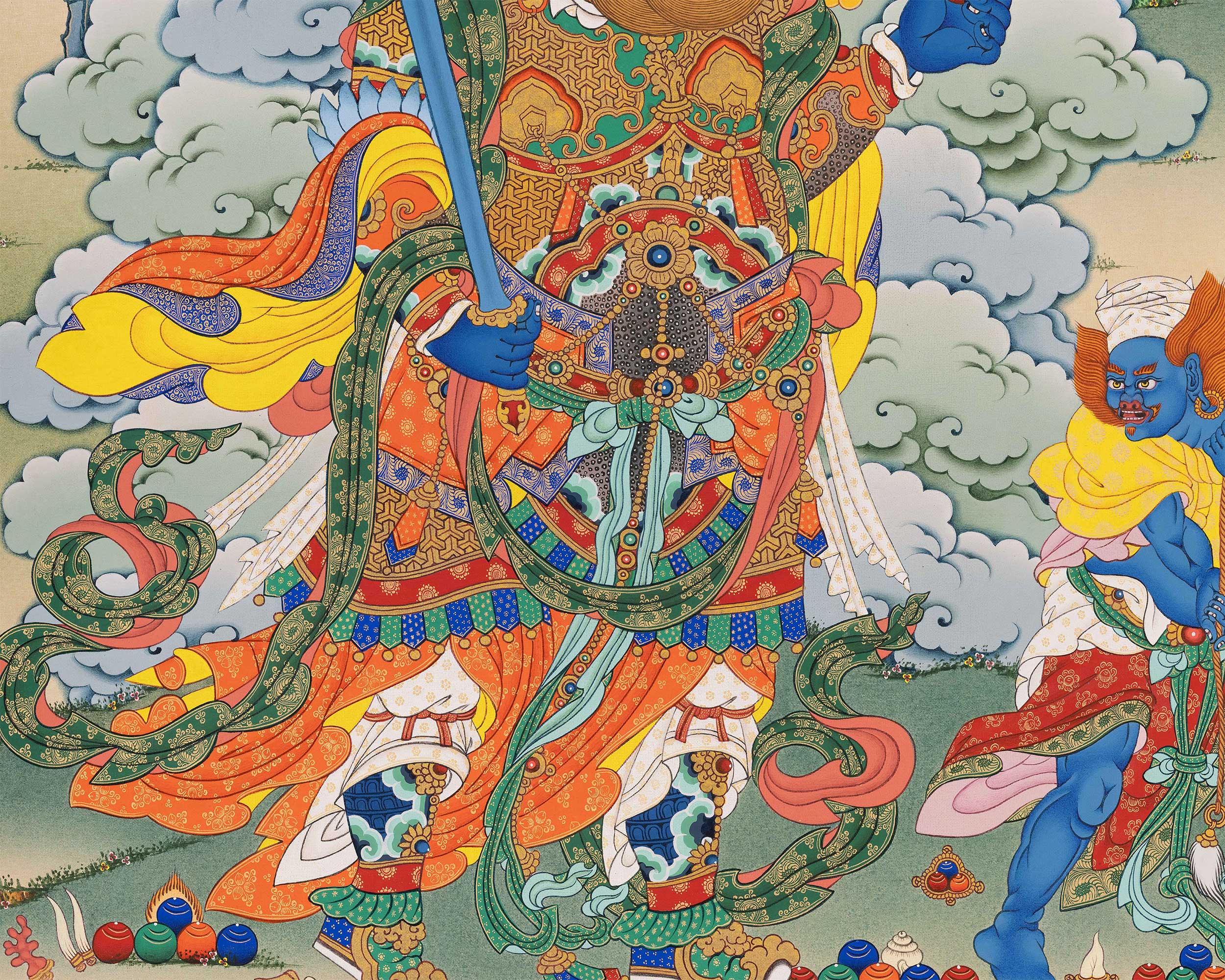 Premium Virudhaka Giclee Print | Leader of the Kumbhanda in Buddhism