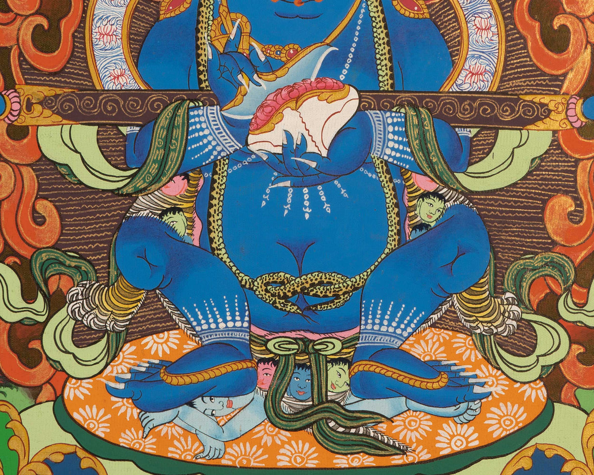 Vajra Panjarnatha Thangka | Wall Decor Artwork