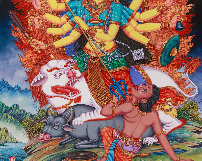 Devi Durga | Fierce Tantric Goddess Art