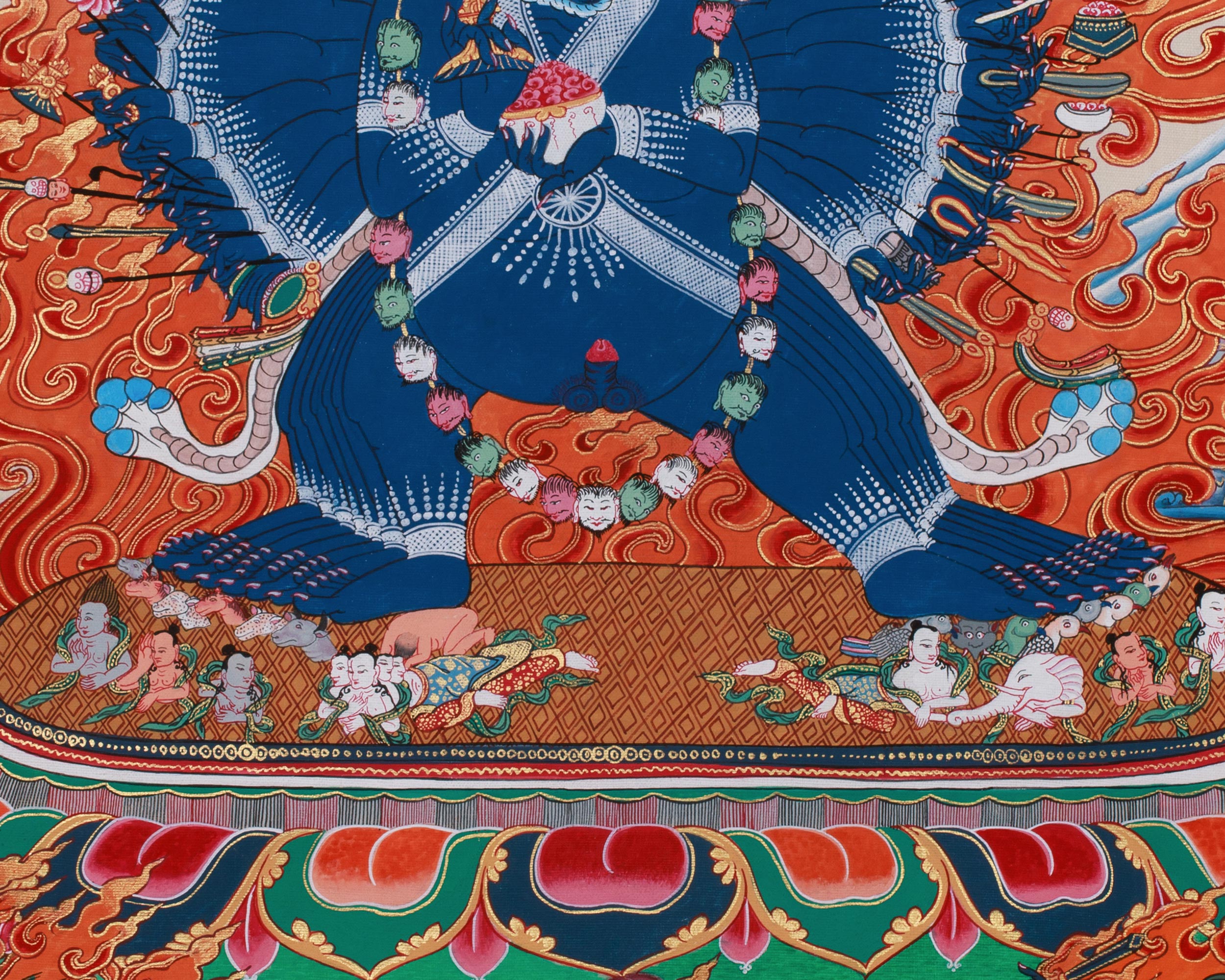 Fierce Yamantaka Thangka | Conqueror of Death and Ignorance
