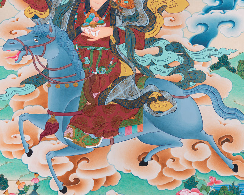 Achi Tsogyal Thangka | Blessing of Achi Chokyi Drolma | Religious Wall Hanging