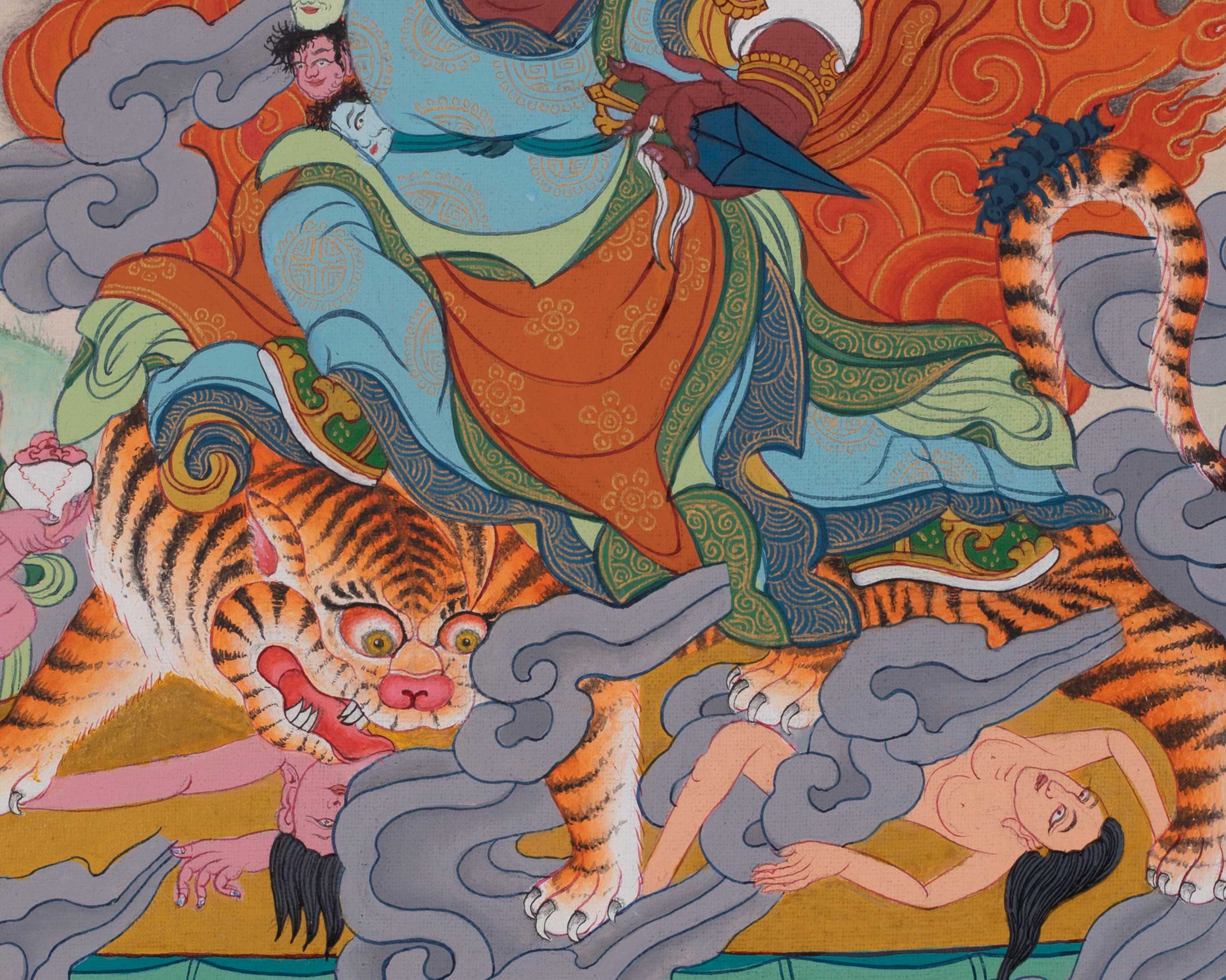 Dorje Drollo Sacred Art | Wrathful Emanation of Guru Rinpoche | Home Decor