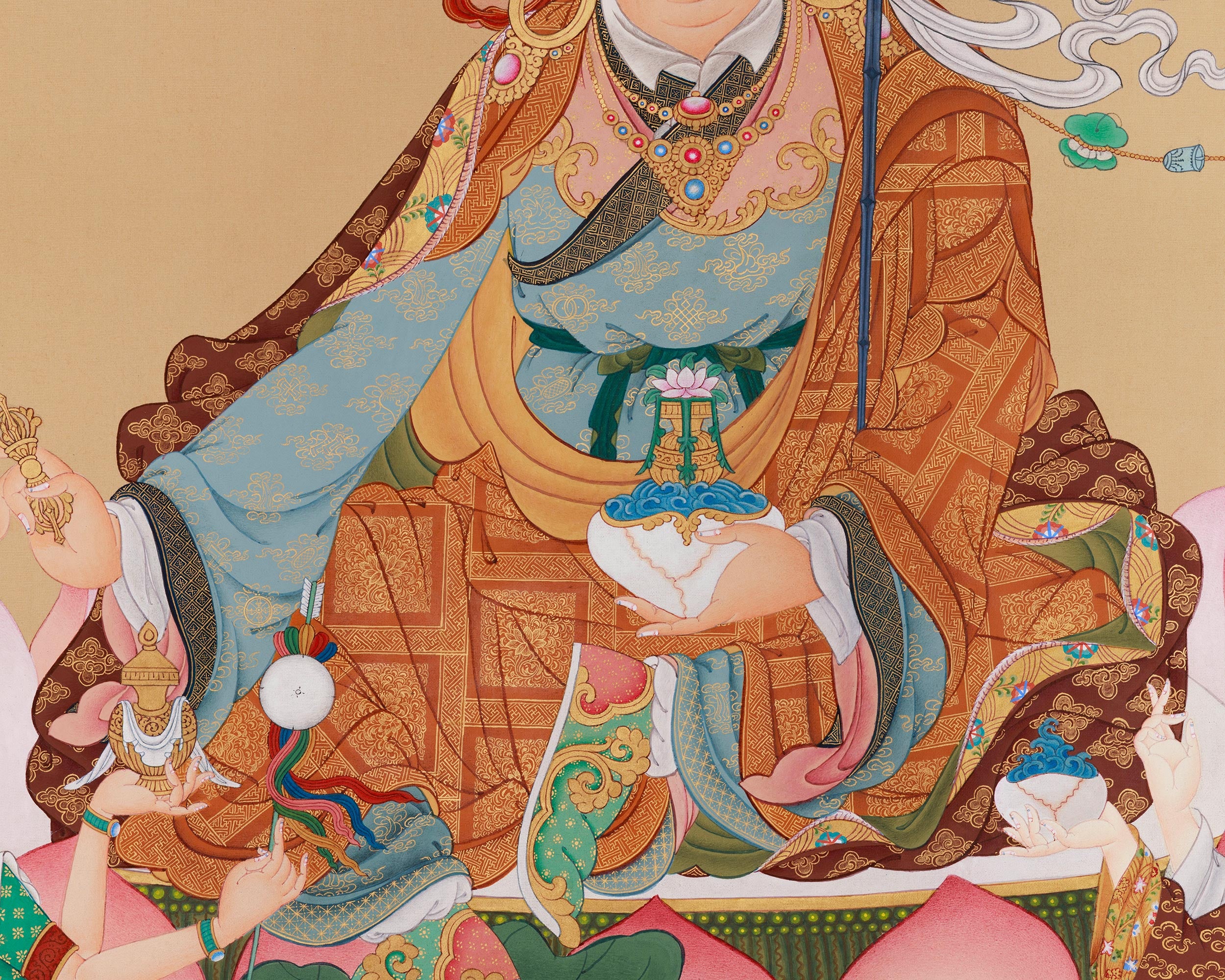 The Divine Union of Guru Rinpoche with Yeshe Tsogyal and Mandarva | Embodying Tantric Wisdom