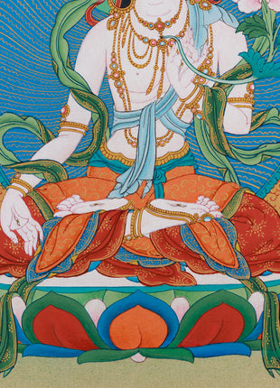 Goddess Tara Meditation Thangka | Protector of Sentient Beings