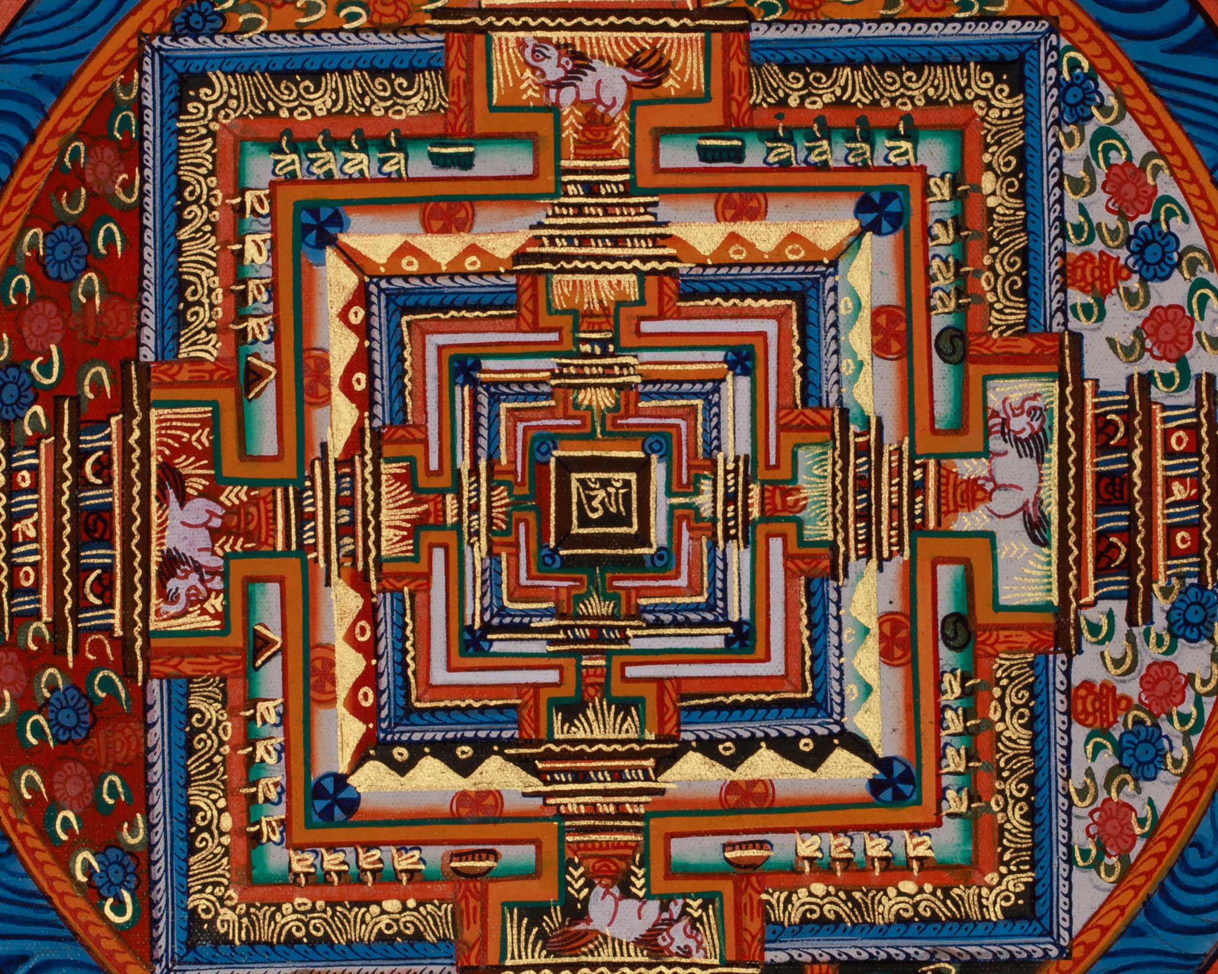 Buddhist Kalachakra Meditation Mandala | Enlightenment & Meditation
