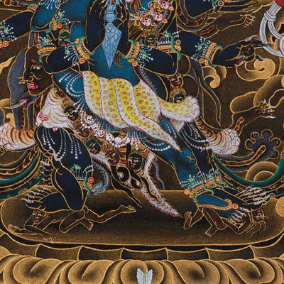 Wrathful Vajrakilaya Thangka | Transmutation of Negativity