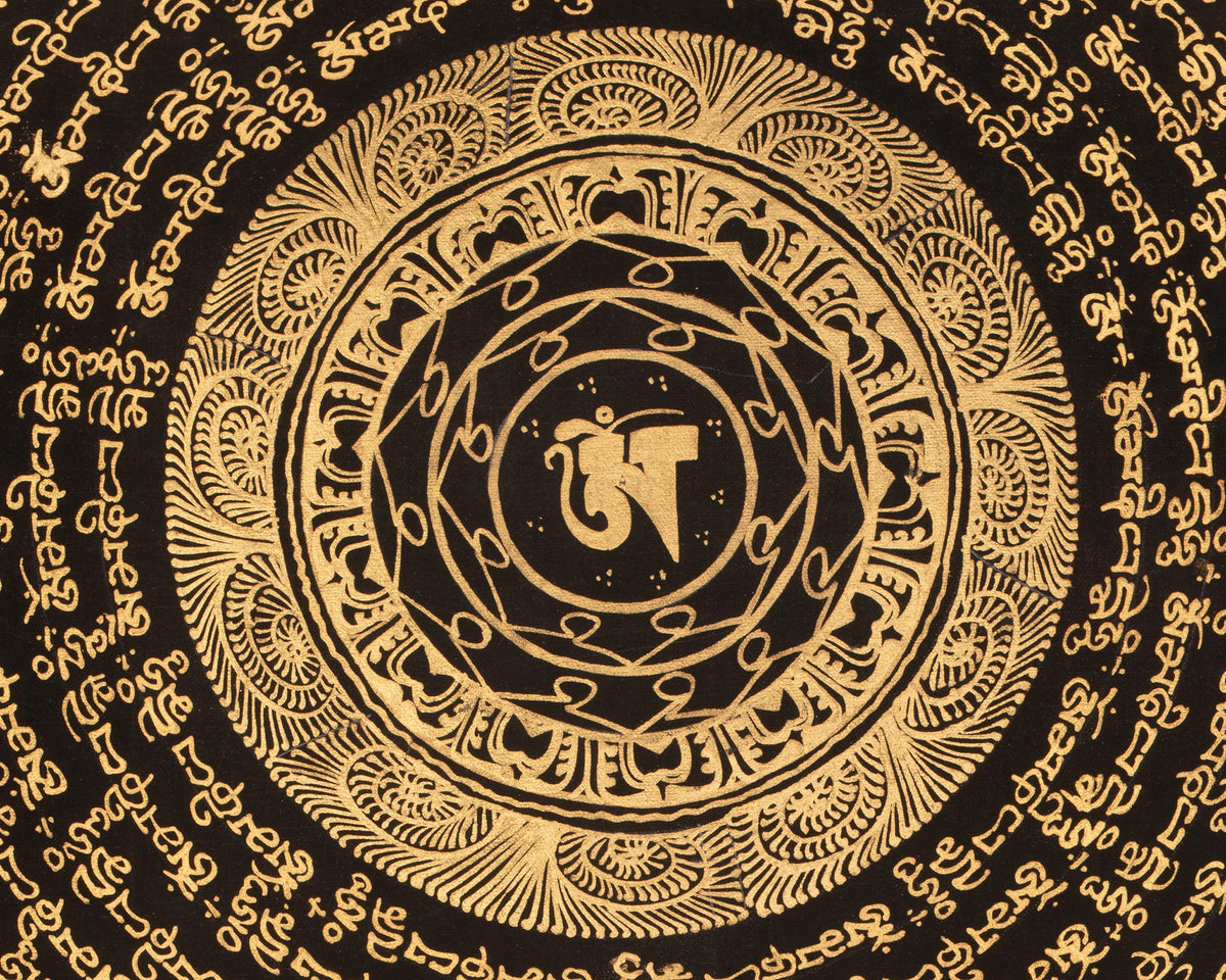 Mantra Mandala Buddhist Art | The Union of Sacred Sound | Enlightened Universe