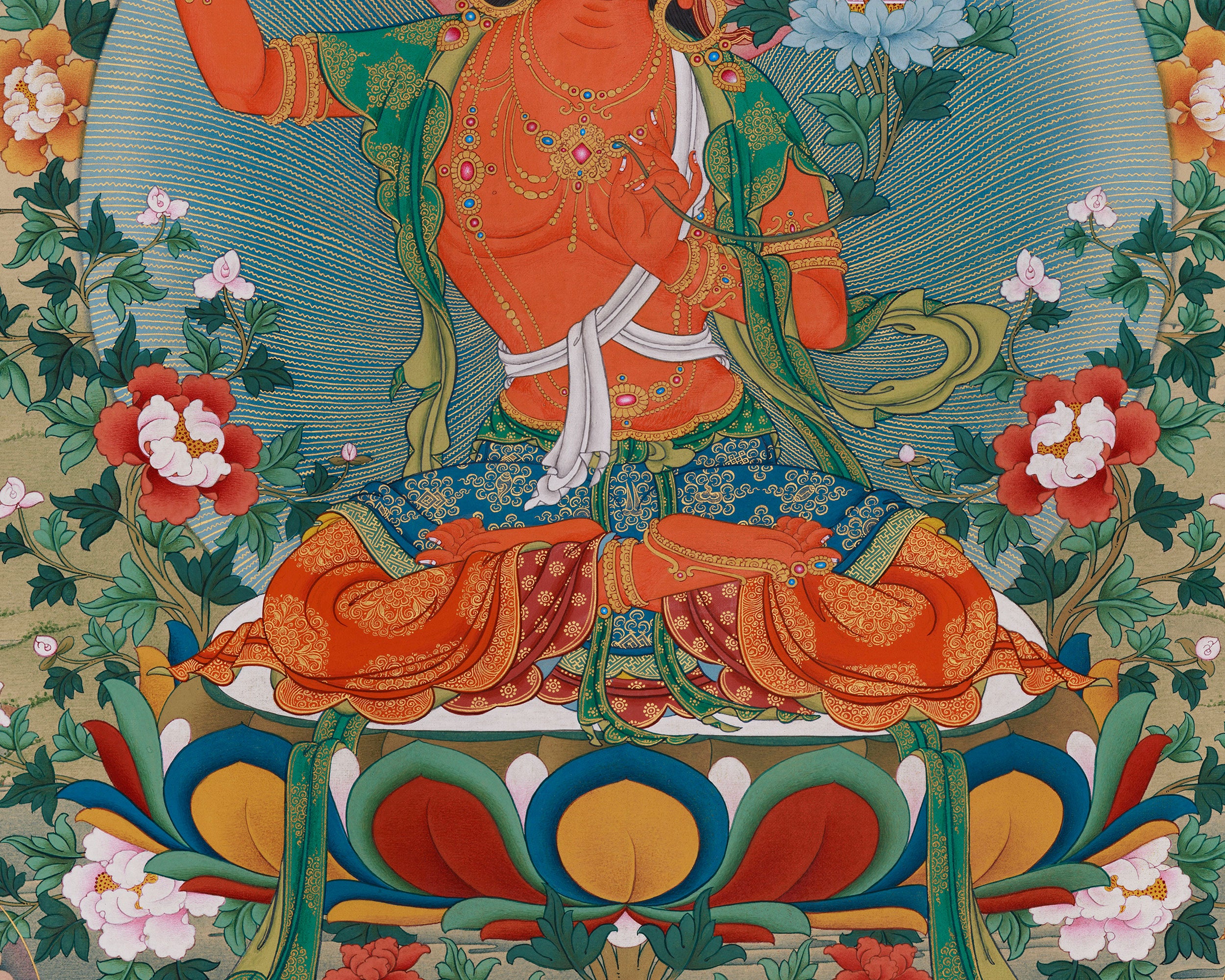 Five Manjushree | The Five Wisdom Aspects of the Enlightened Bodhisattva
