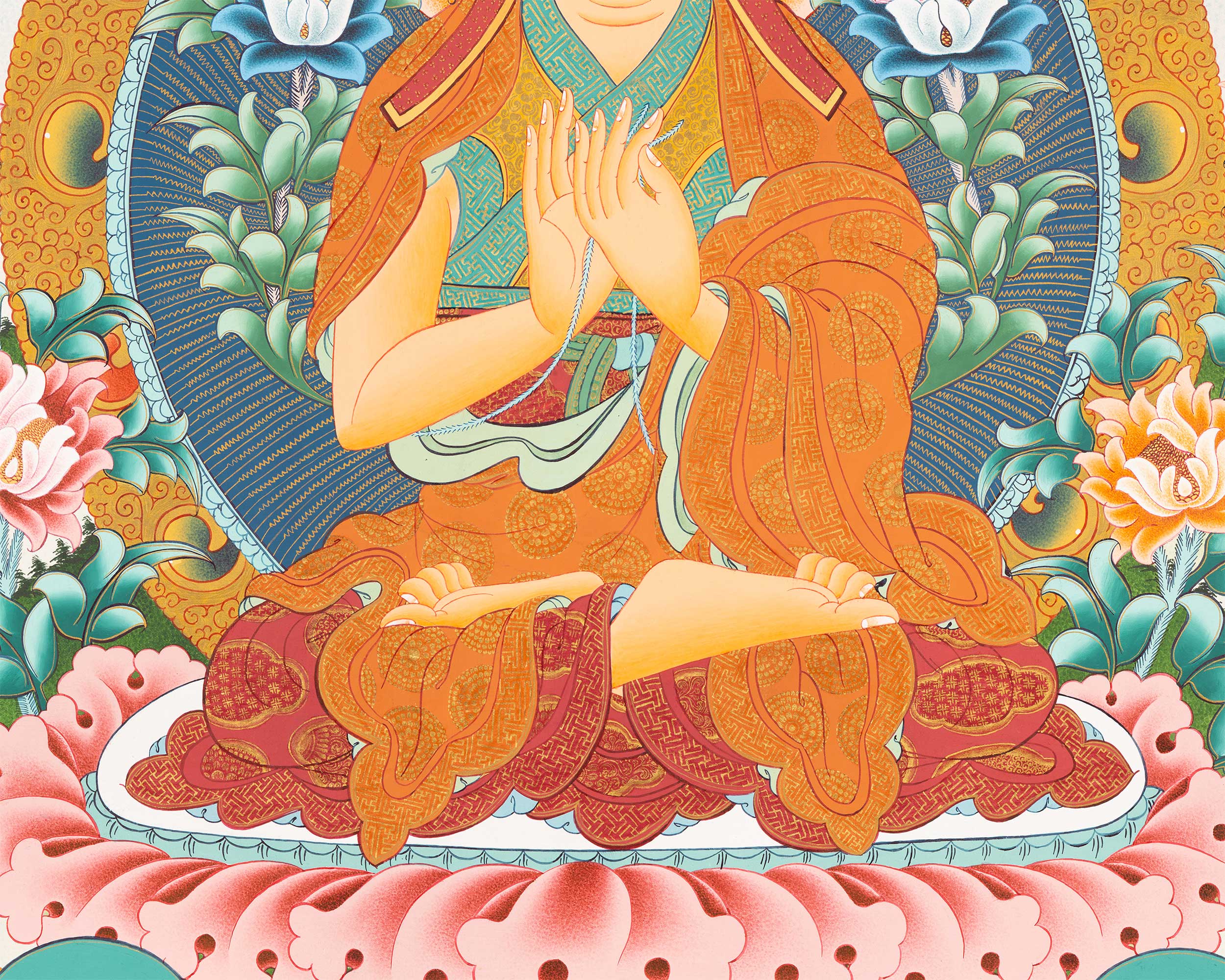Thangka of Tsongkhapa | Founder of the Gelug Tradition