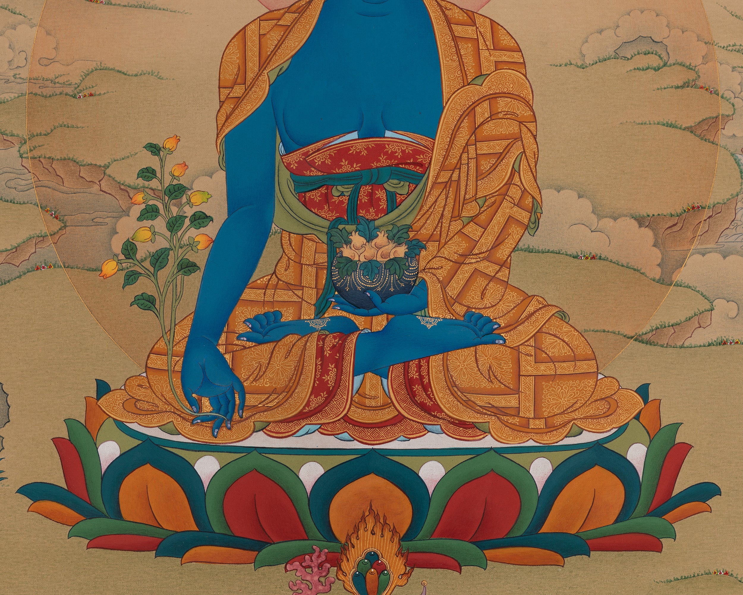 Sacred Medicine Buddha Art | Master of Healing | Inner Awakening