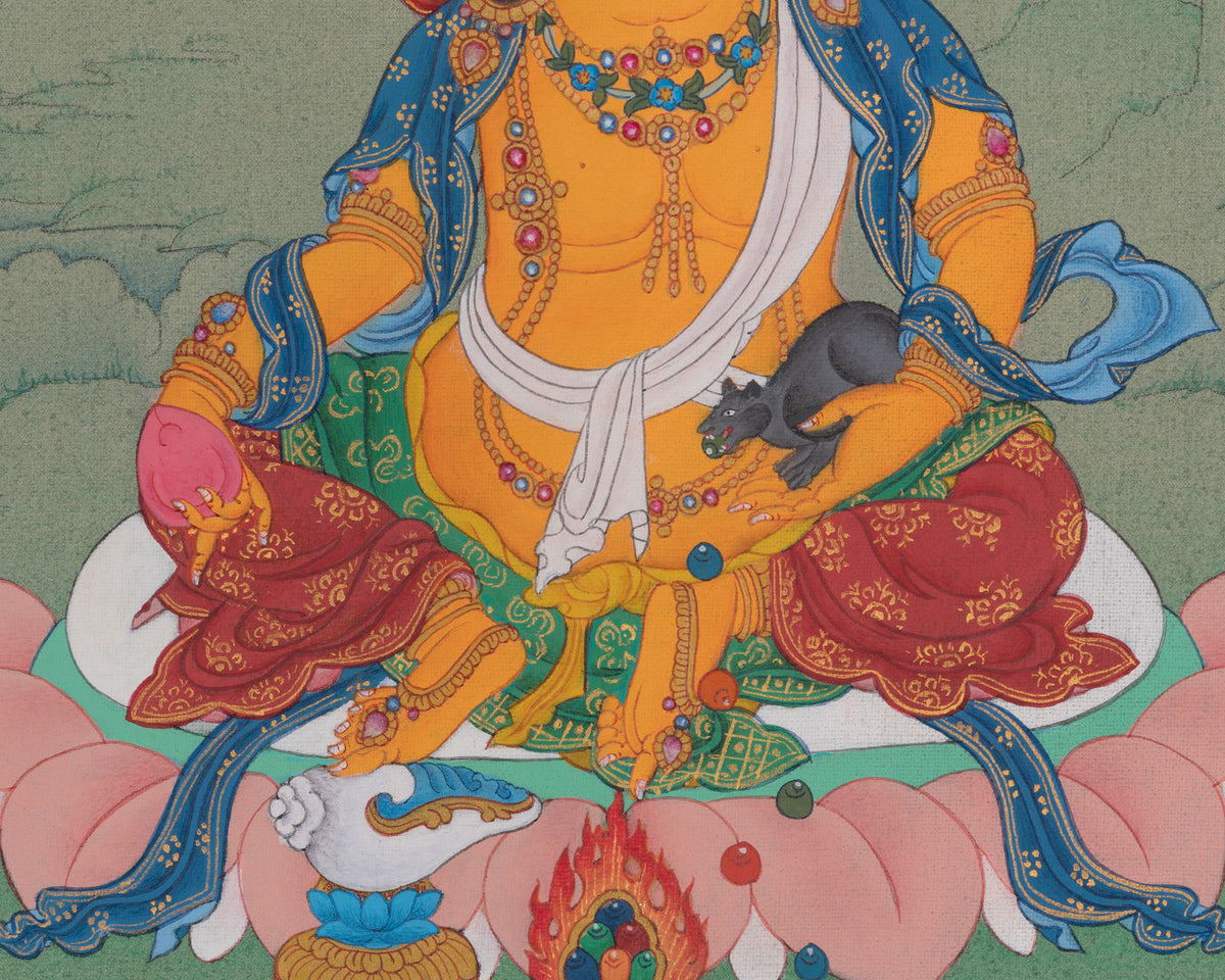 Dzambhala Buddhist Wealth Deity | Represents Prosperity And Abundance in Tibetan Buddhism