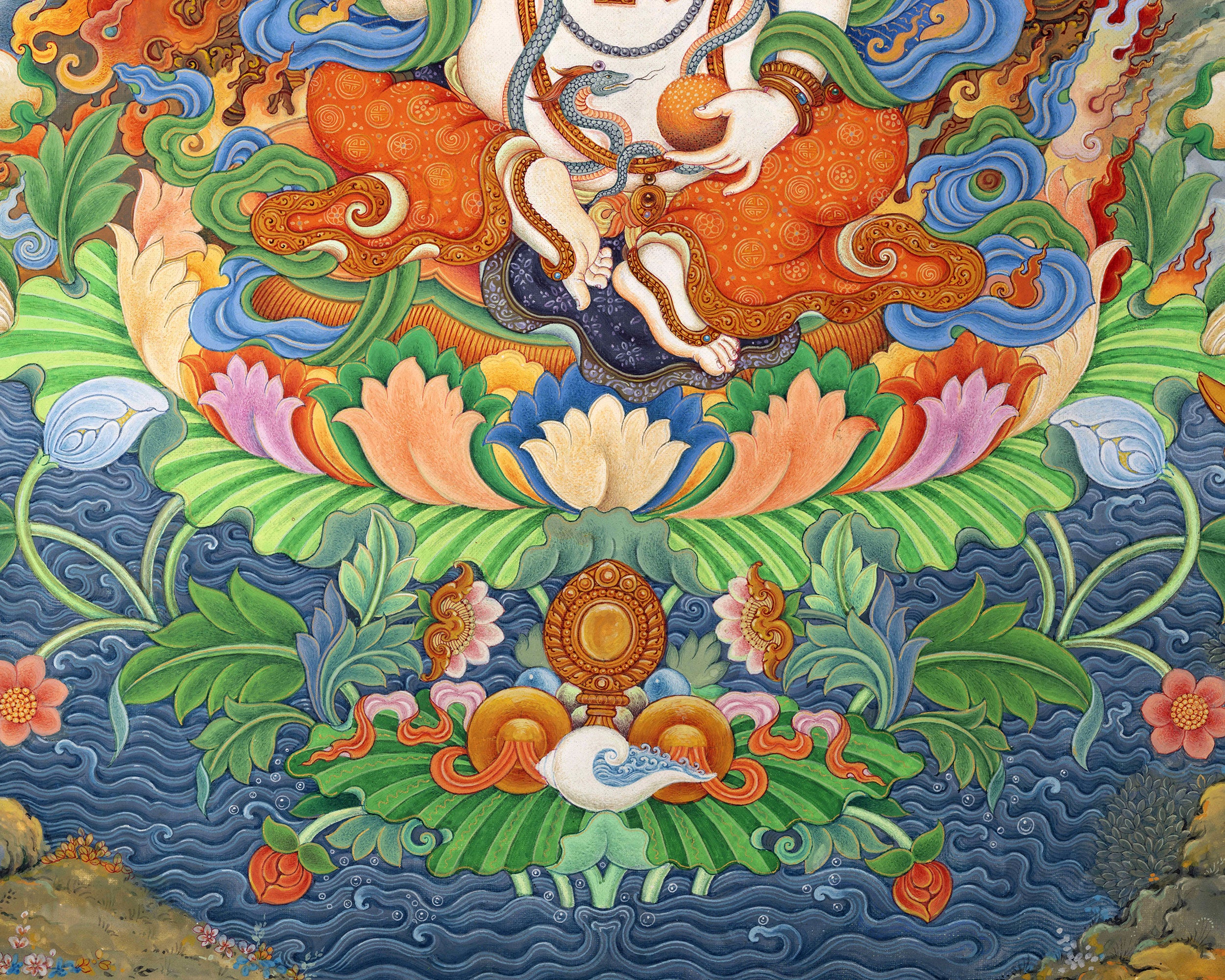 Jai Ganesh, The Elephant Deity | High-Quality Print For Ganesh Chaturthi, Room Decoration