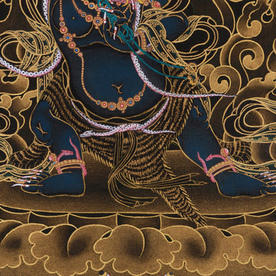 Thangka of Vajrapani | The Fierce Bodhisattva of Protection
