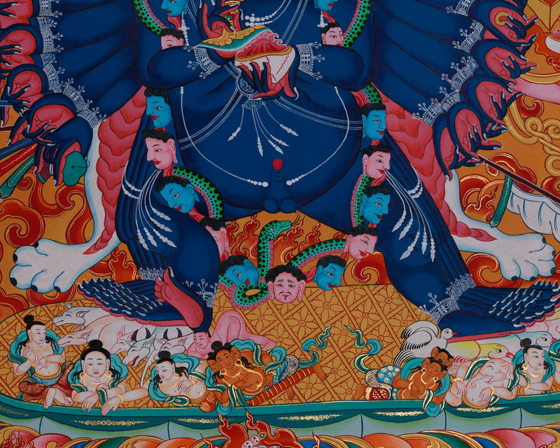 Yamantaka With Other Deities | Yamantaka and Divine Beings in Vajrayana Buddhism