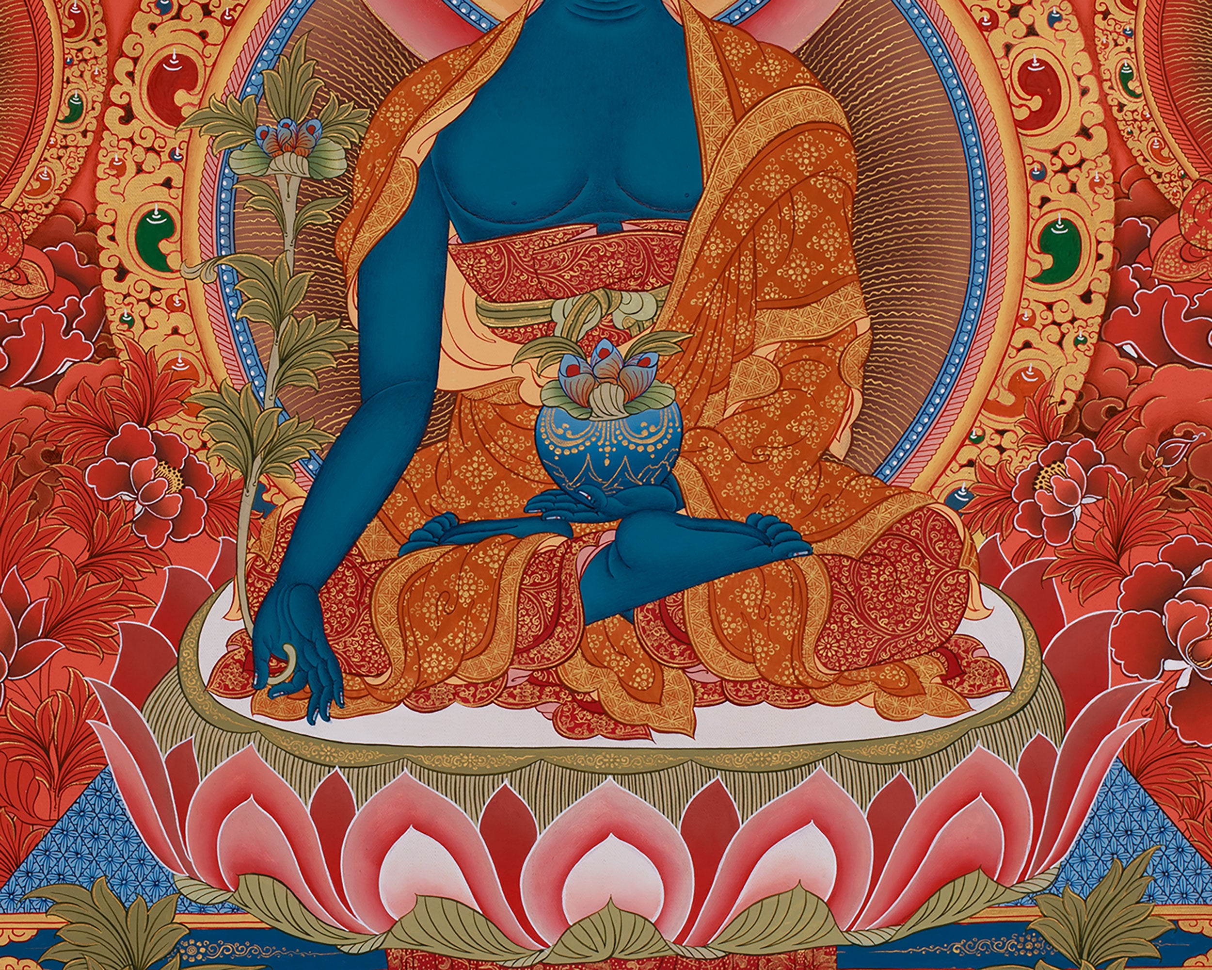 Healing Buddha With Dhyani Buddhas | Spiritual Healing & Balance