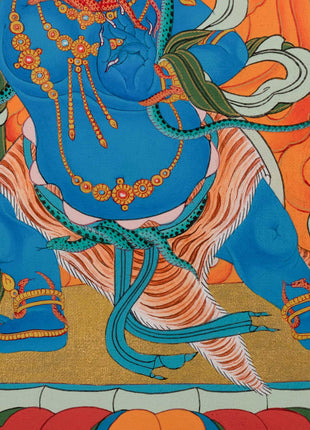 Bodhisattva Vajrapani Thangka | Tibetan Buddhist Art