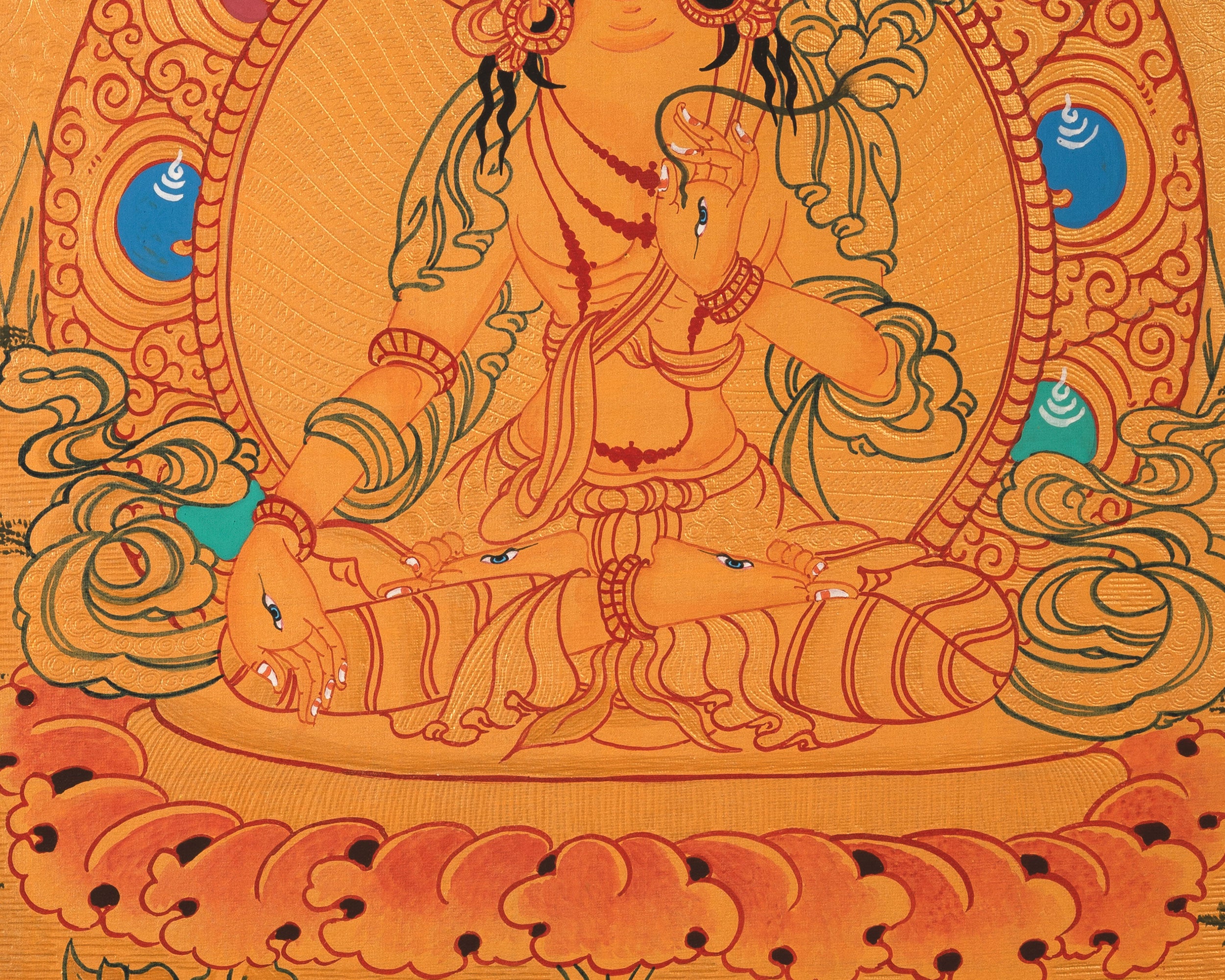 7 Eyed White Tara | A Sacred Symbol of Compassion and Healing