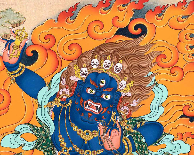 Vajrapani Buddhism | Himalayan wall decor