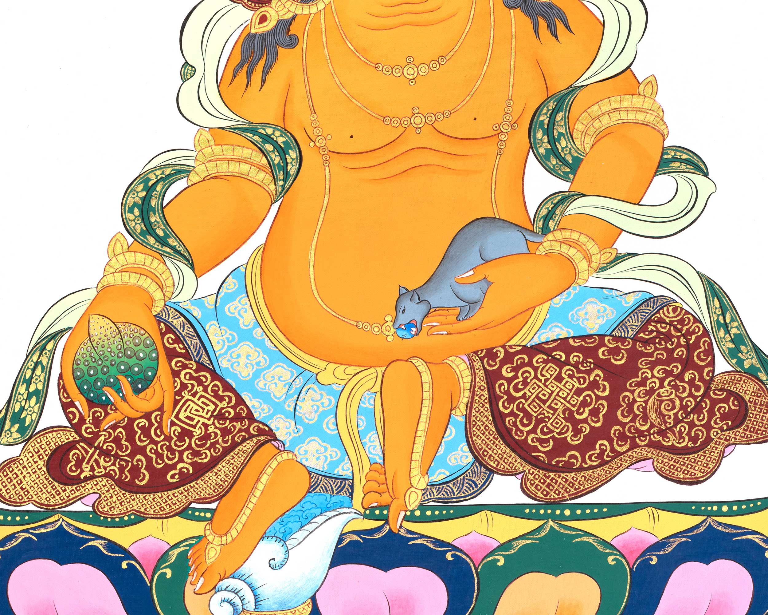Zambala Thangka | Wealth And Prosperity