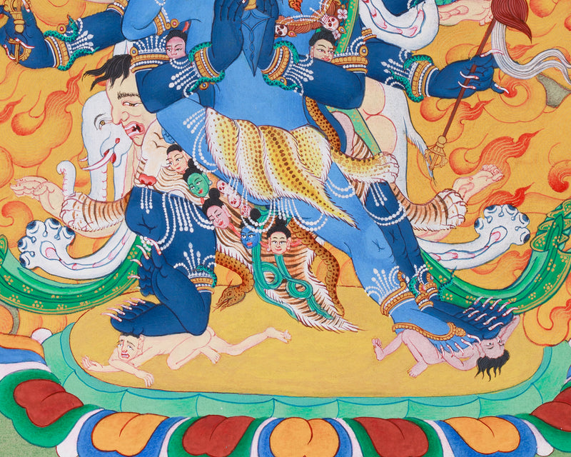 Yidam Vajrakilaya | Wrathful Deity Painting