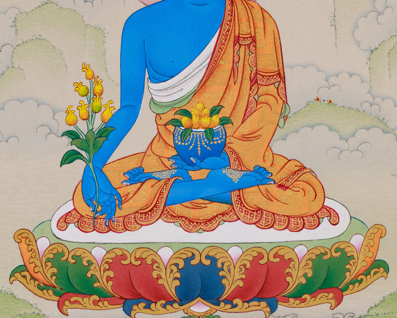 Small Medicine Buddha Thangka