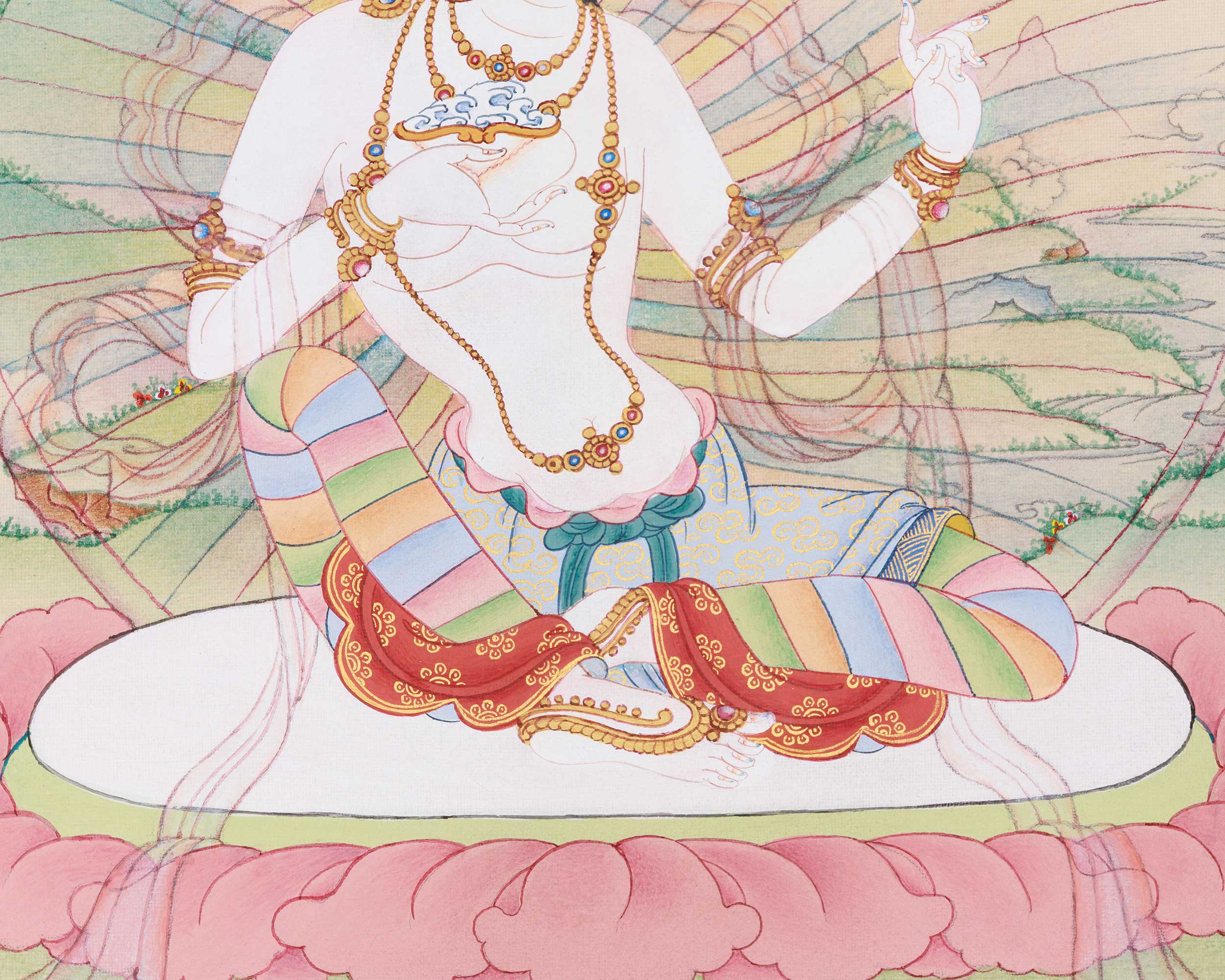Sukha Siddhi Painting | Female Master of Tantric Power