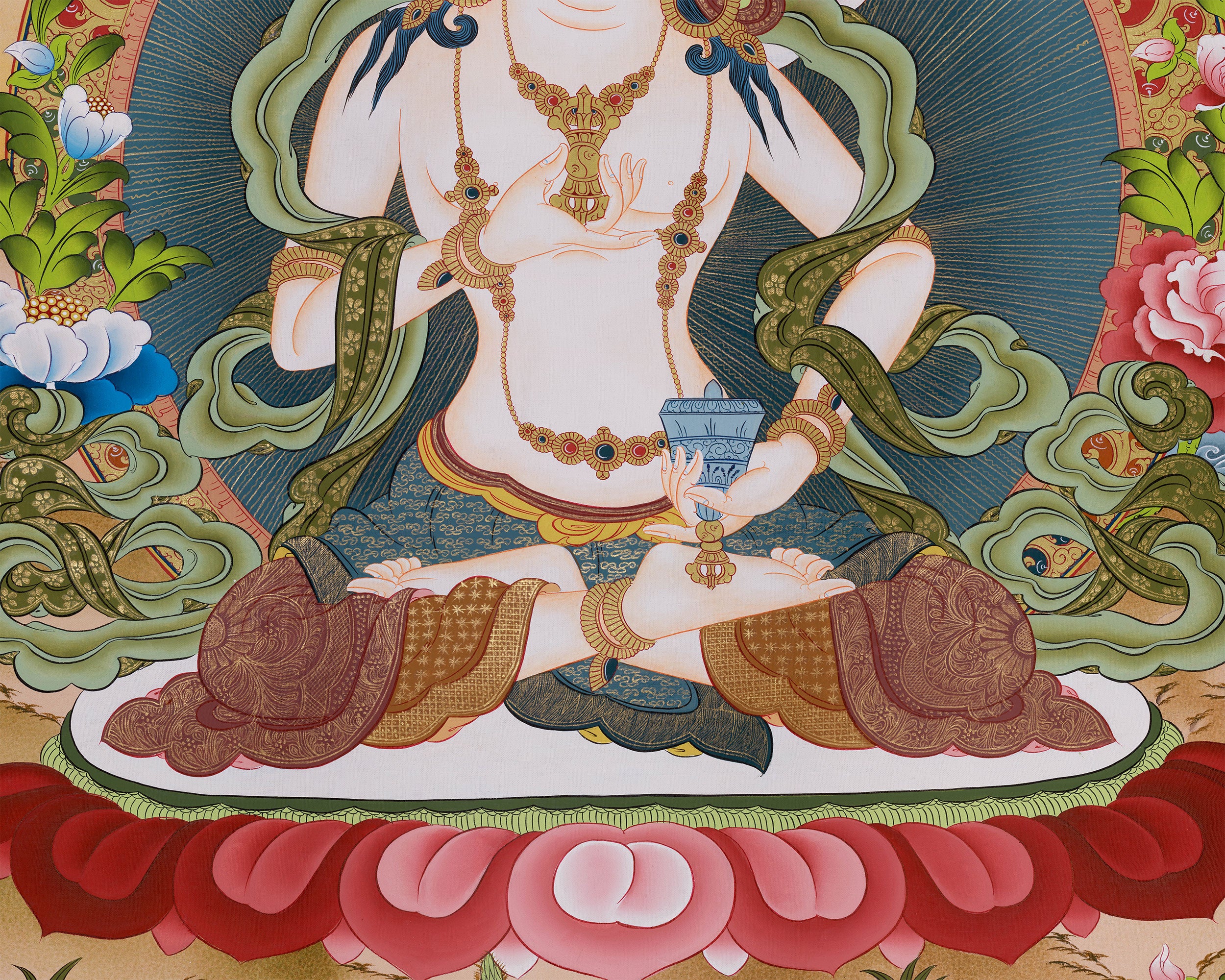 Bodhisattva of Purification, Vajrasattva Thangka | Spiritual Cleansing