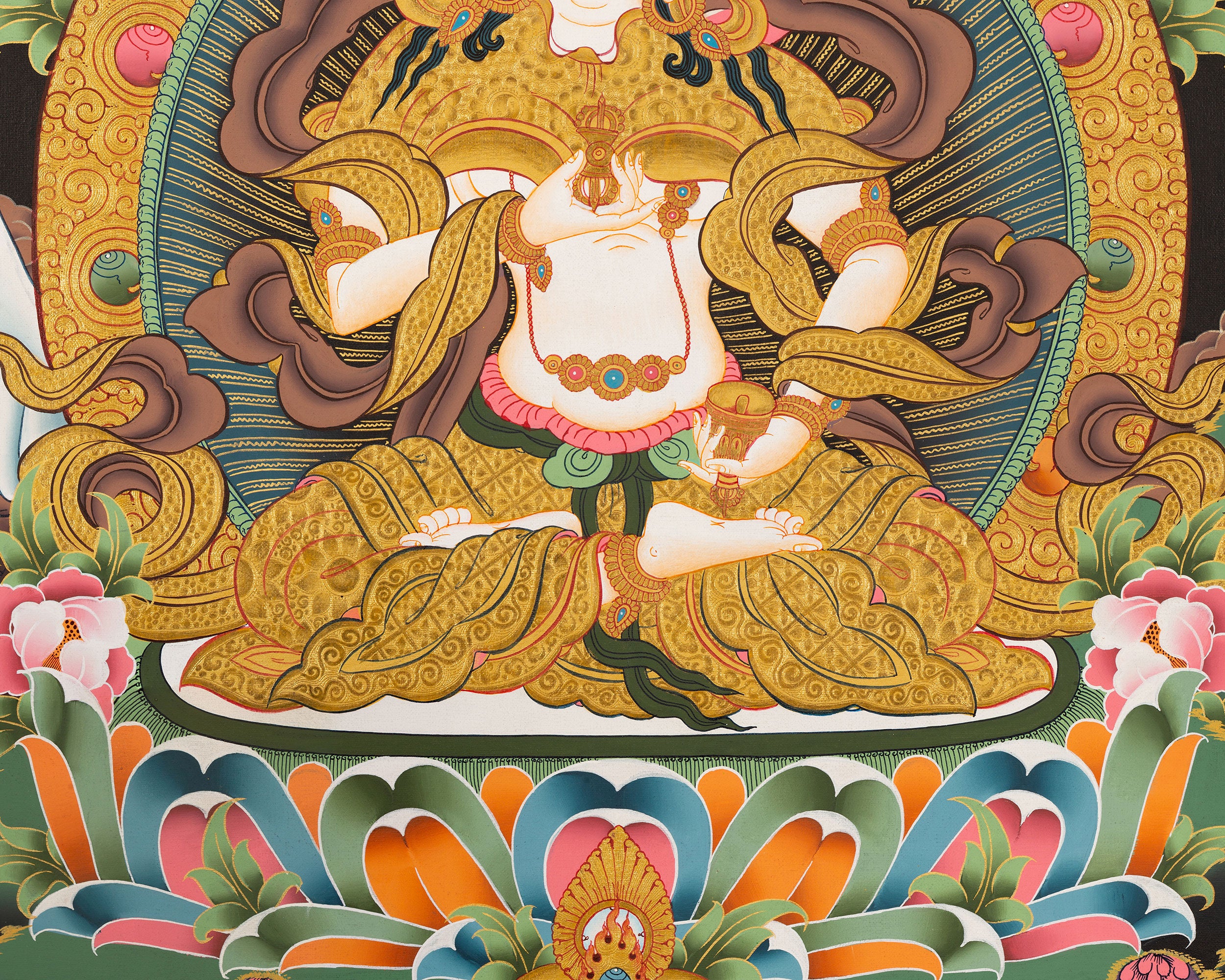Vajrasattva Dorje Sempa | Handpainted Thangka | Religious Art