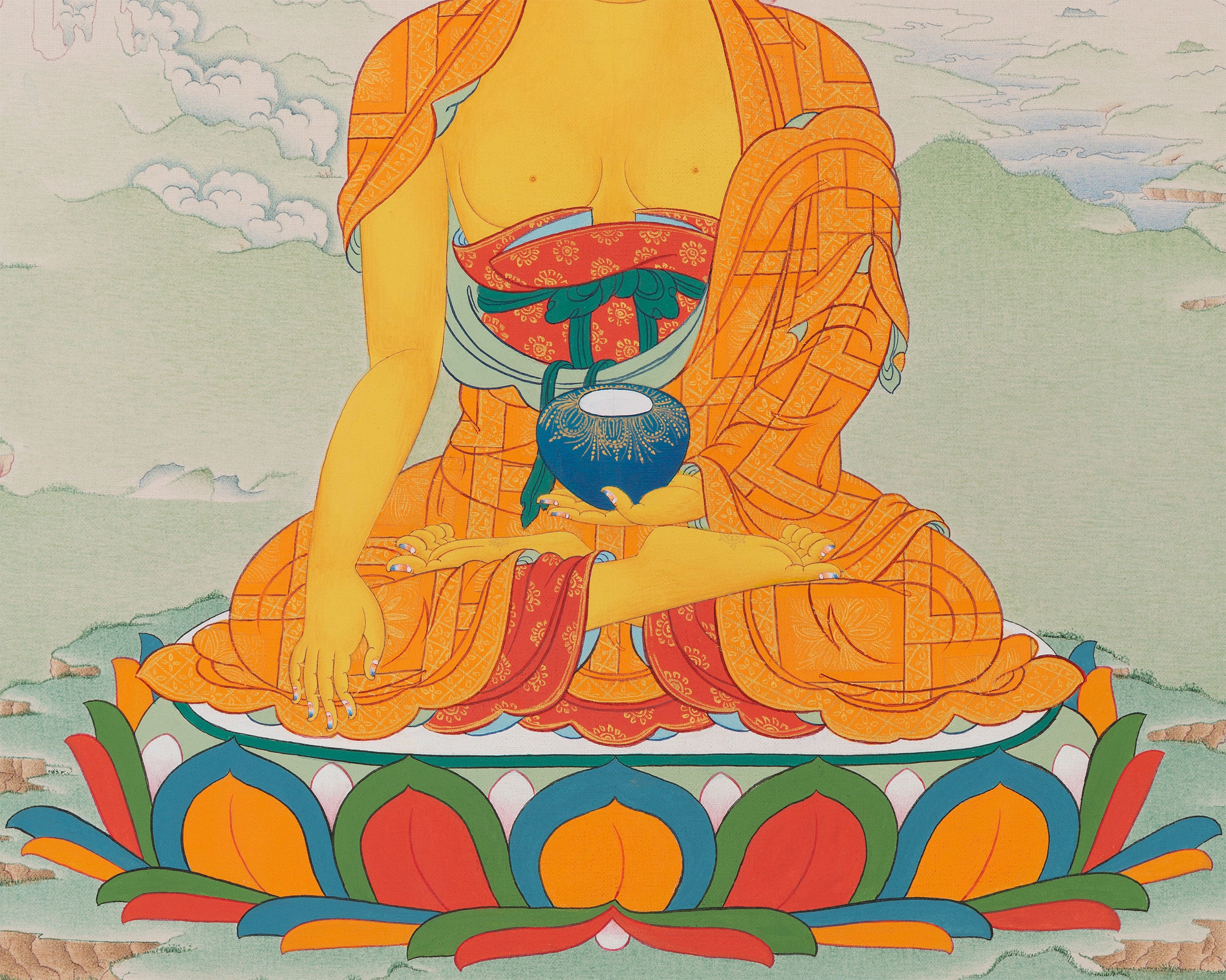 High-Quality Shakyamuni Buddha Print | Historical Buddha of Enlightenment