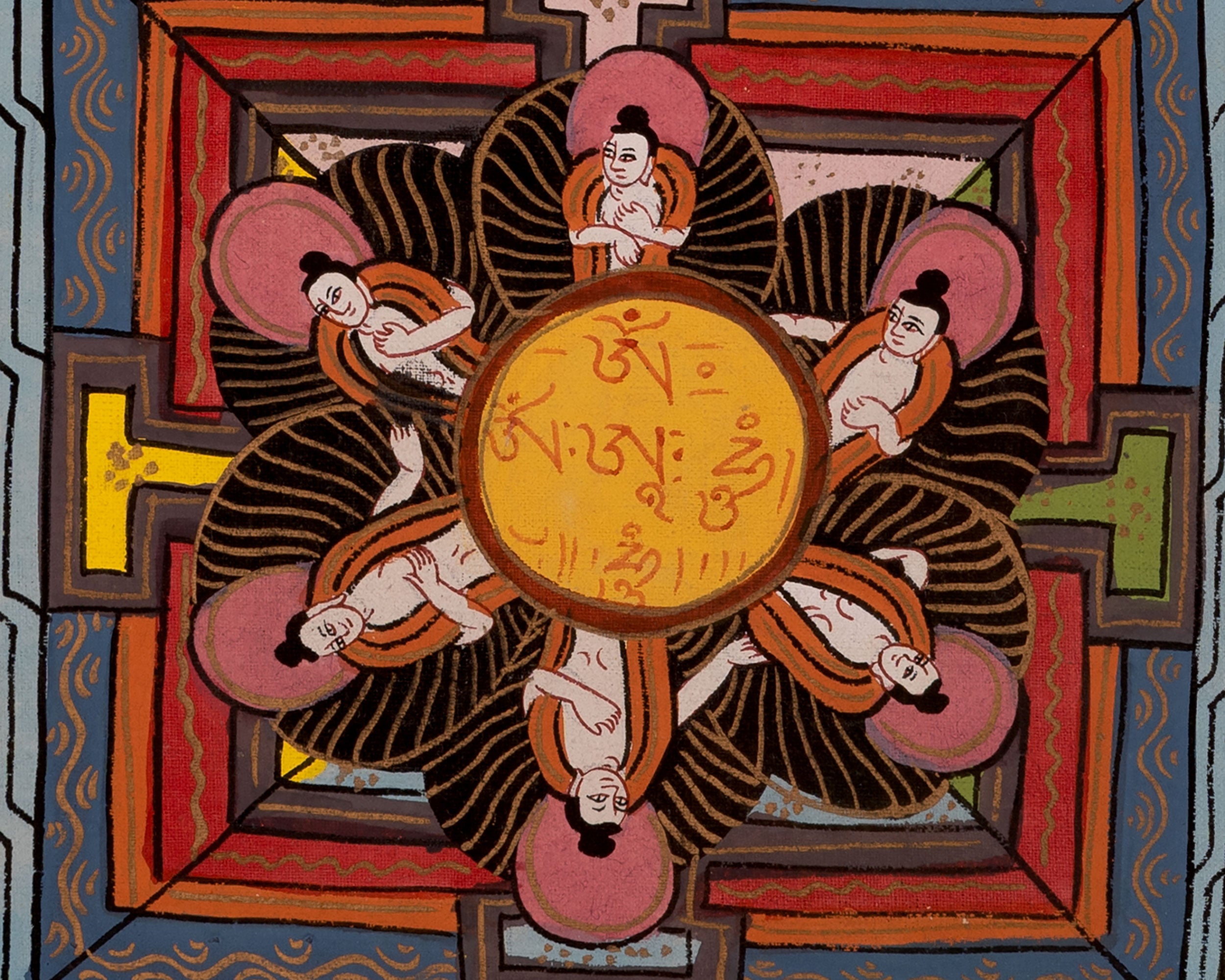 30+ Years Old Wheel Of Life Thangka | Vintage Traditional Art | Wall Decors