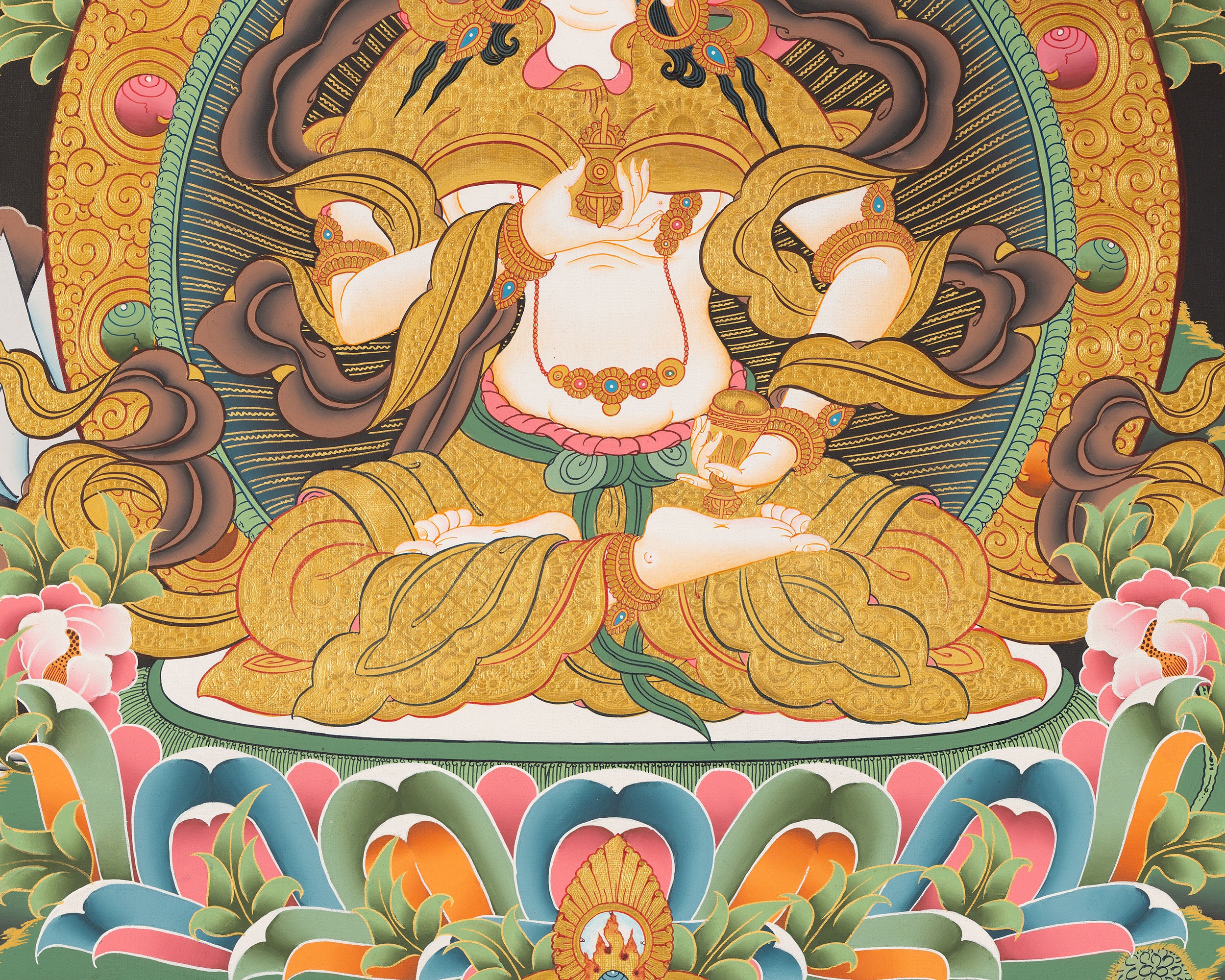 Vajrasattva Dorje Sempa | Handpainted Thangka | Religious Art