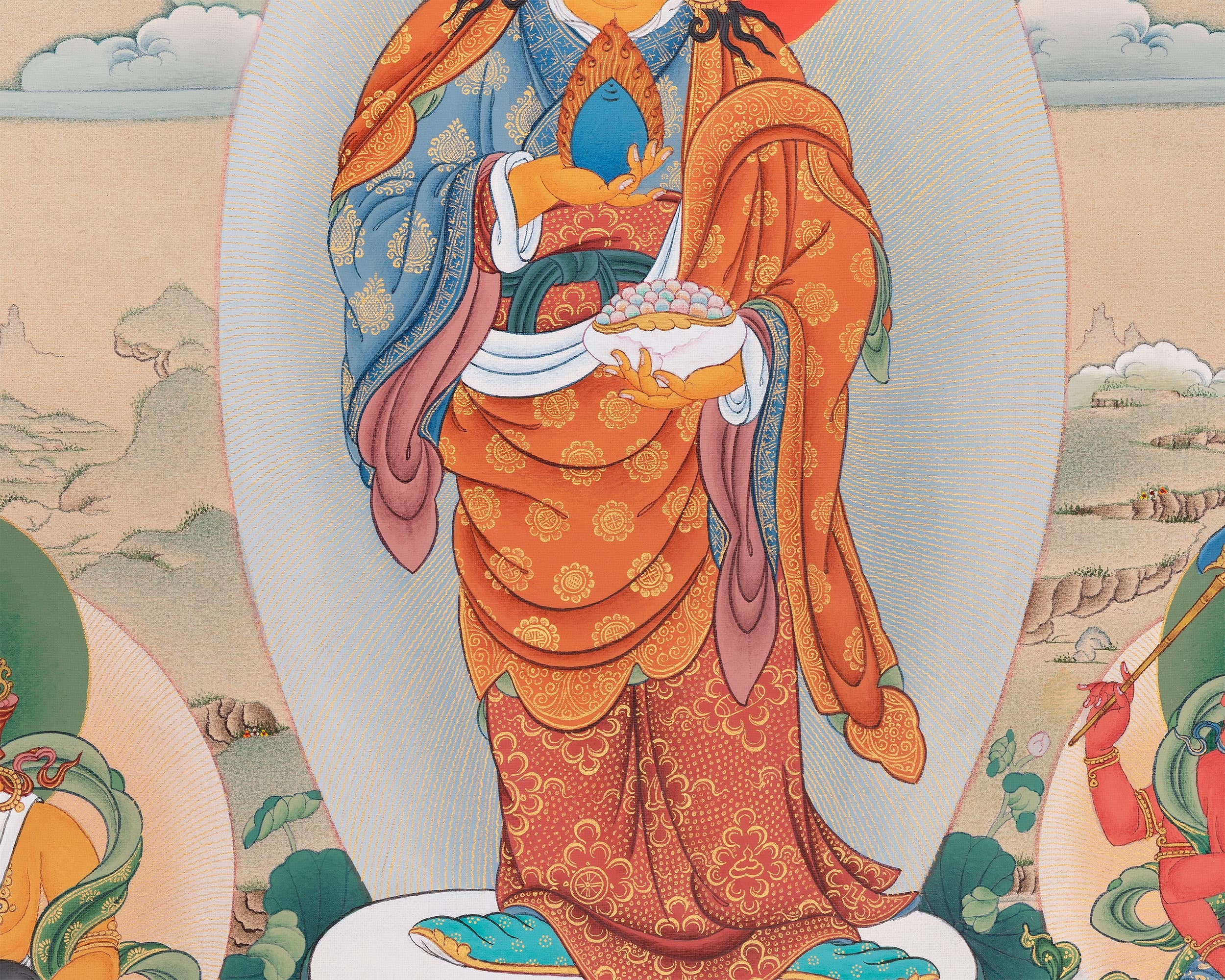 Pema Jungne with Four Dzambalas | Lotus Born Manifestation of Guru Rinpoche