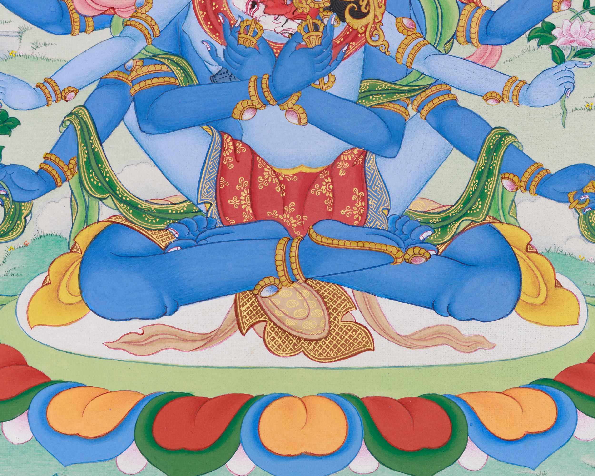 Guhyasamaja Thangka | Deity of Highest Yoga Tantra