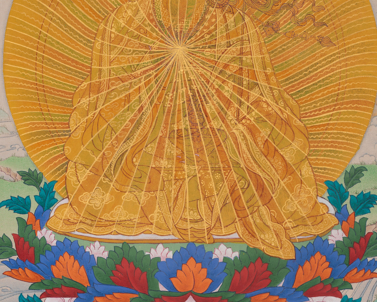 Sacred Guru Rinpoche Art | Lotus-Born Master of Tibetan Buddhism