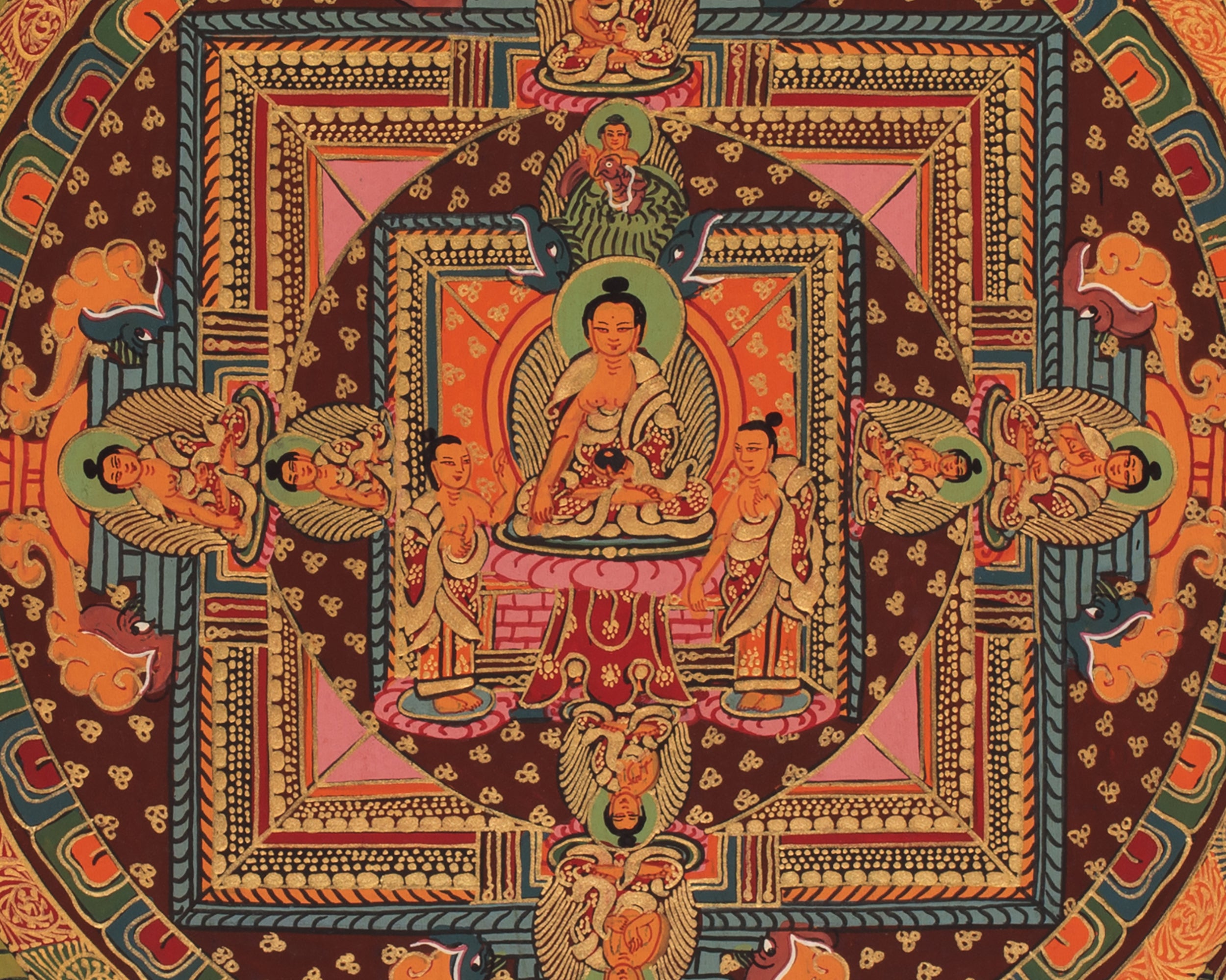 Authentic Buddha Life Story Thangka | Shakyamuni Buddha’s Path to Enlightenment