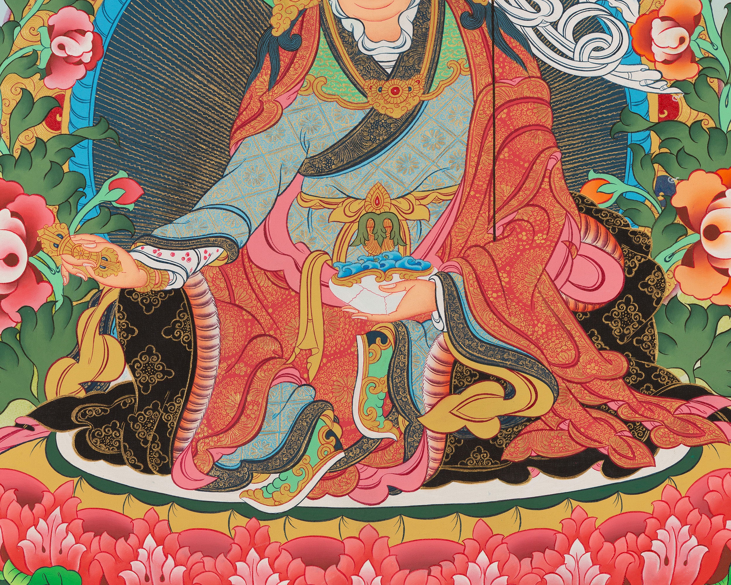 Guru Rinpoche Thangka | Wall Decor Painting