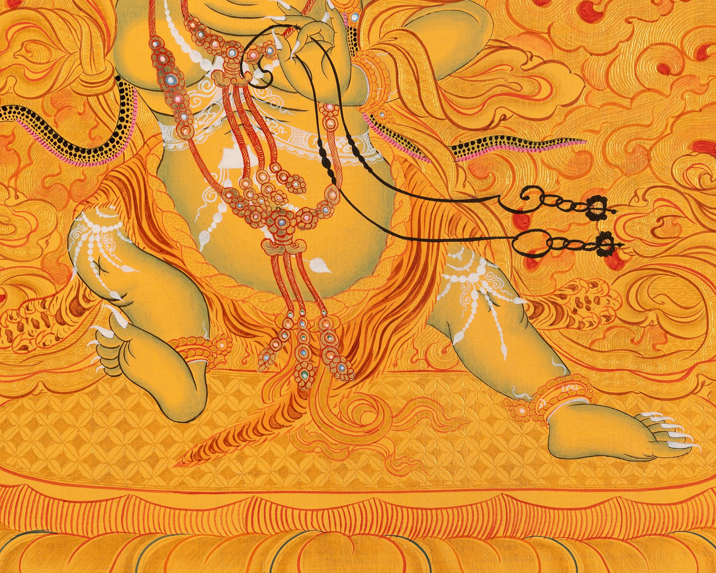 Vajrapani Thangka | Wall Hanging Canvas Art