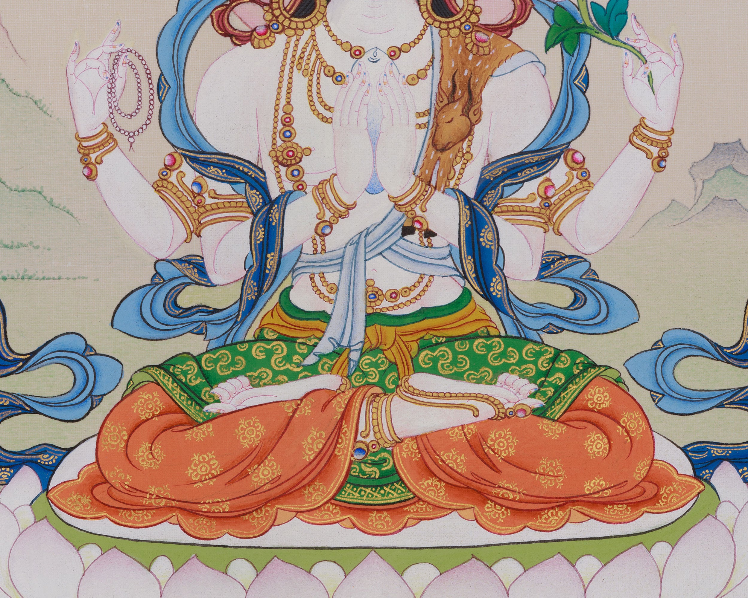 Chenrezig Compassionate Bodhisattva | Buddhist Deity | Home Decor