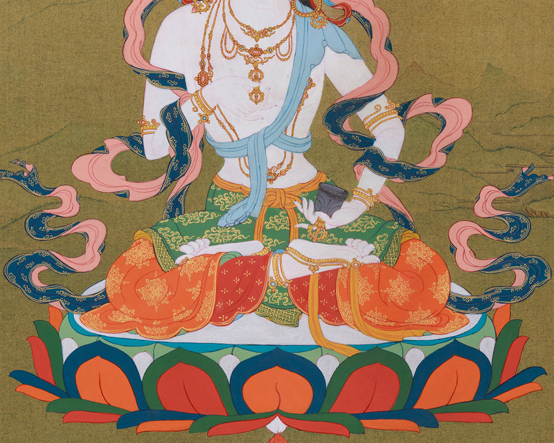 Dorje Sempa Artwork | Traditional Tibetan Buddhist Painting