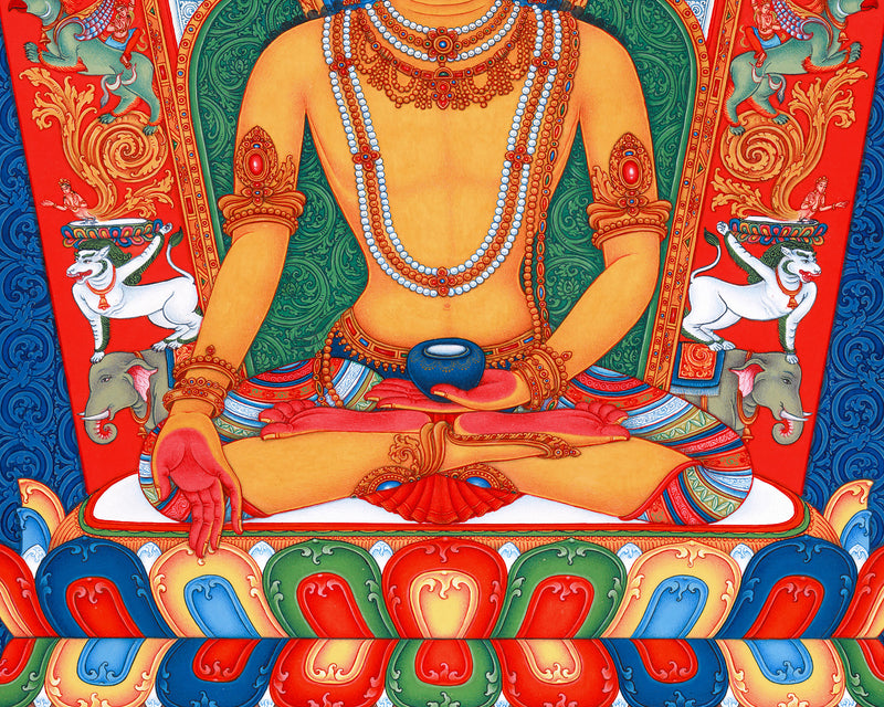 Buddha Ratnasambhava Giclee Print | Eternal Light of the Dhyani Buddha