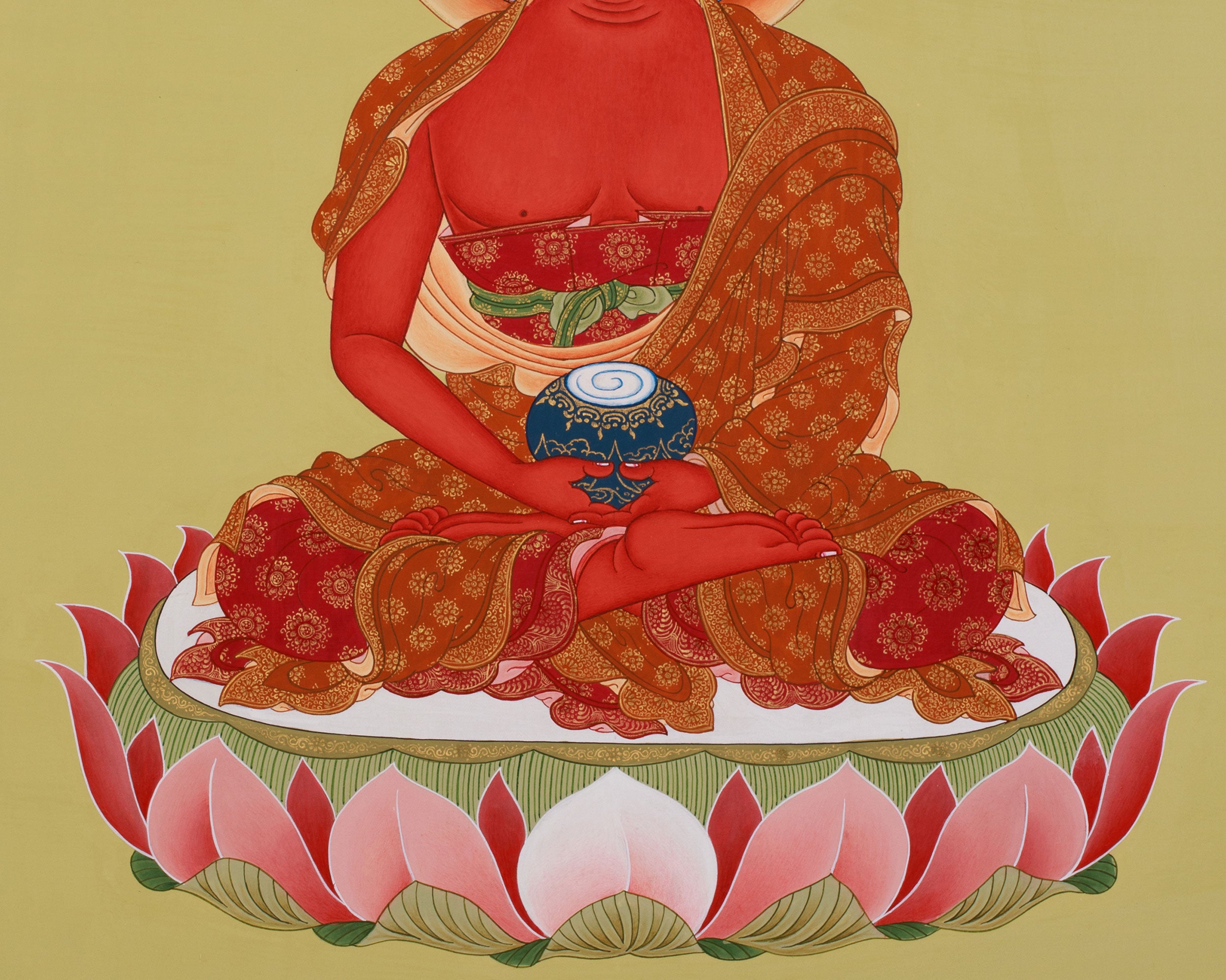Thangka Of Amitabha Buddha | Infinite Light and Wisdom