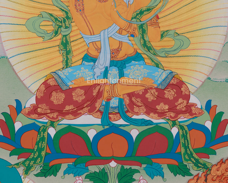 The Great Three Bodhisattvas | Manjushri, Avalokiteshvara & Vajrapani