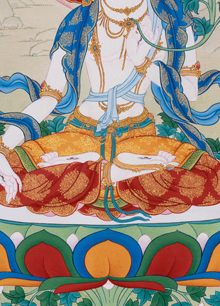 White Tara Thangka | The Healing Bodhisattva