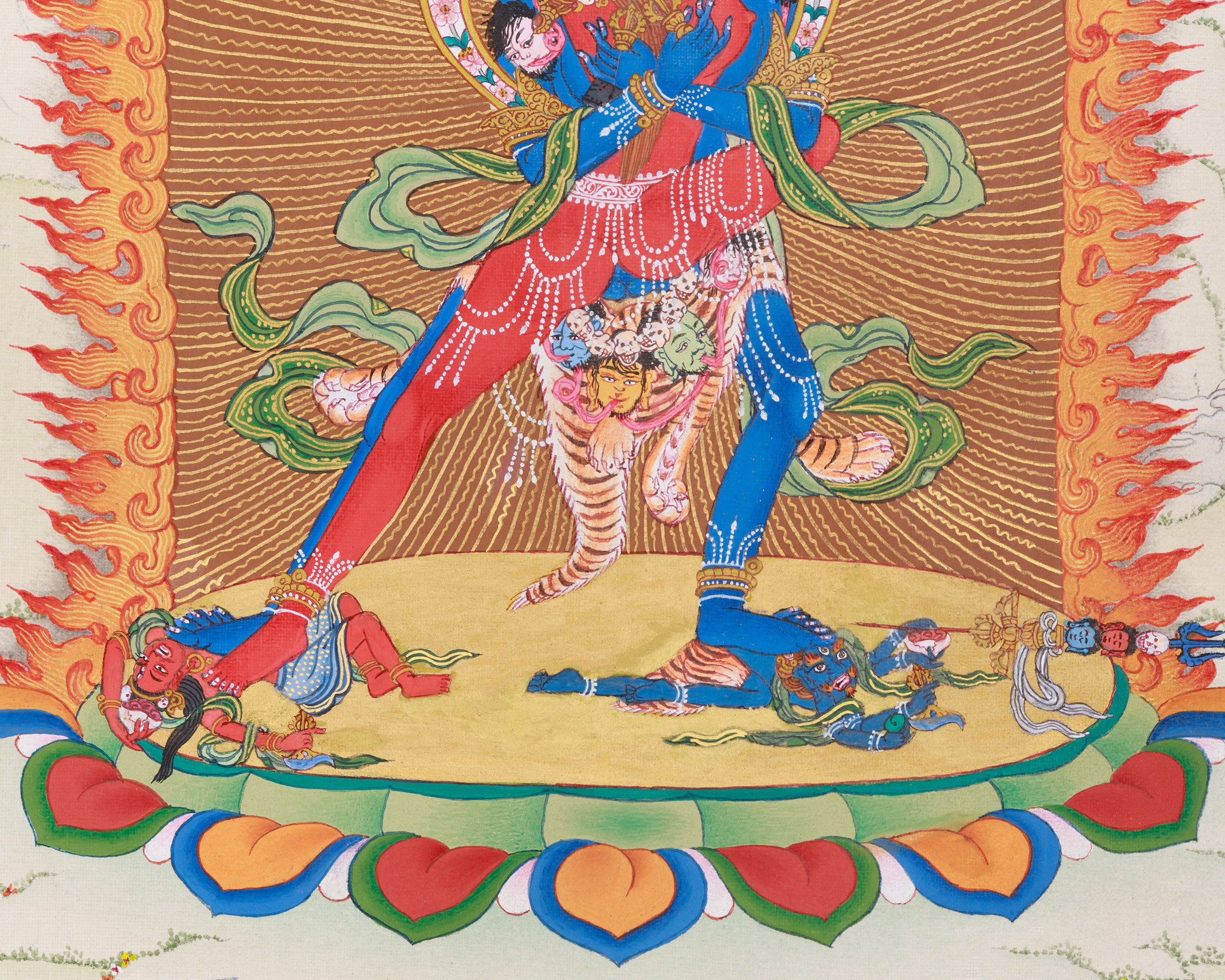 Yidam Chakrasamvara Thangka | Union of Wisdom and Bliss | Vajrayana Buddhism