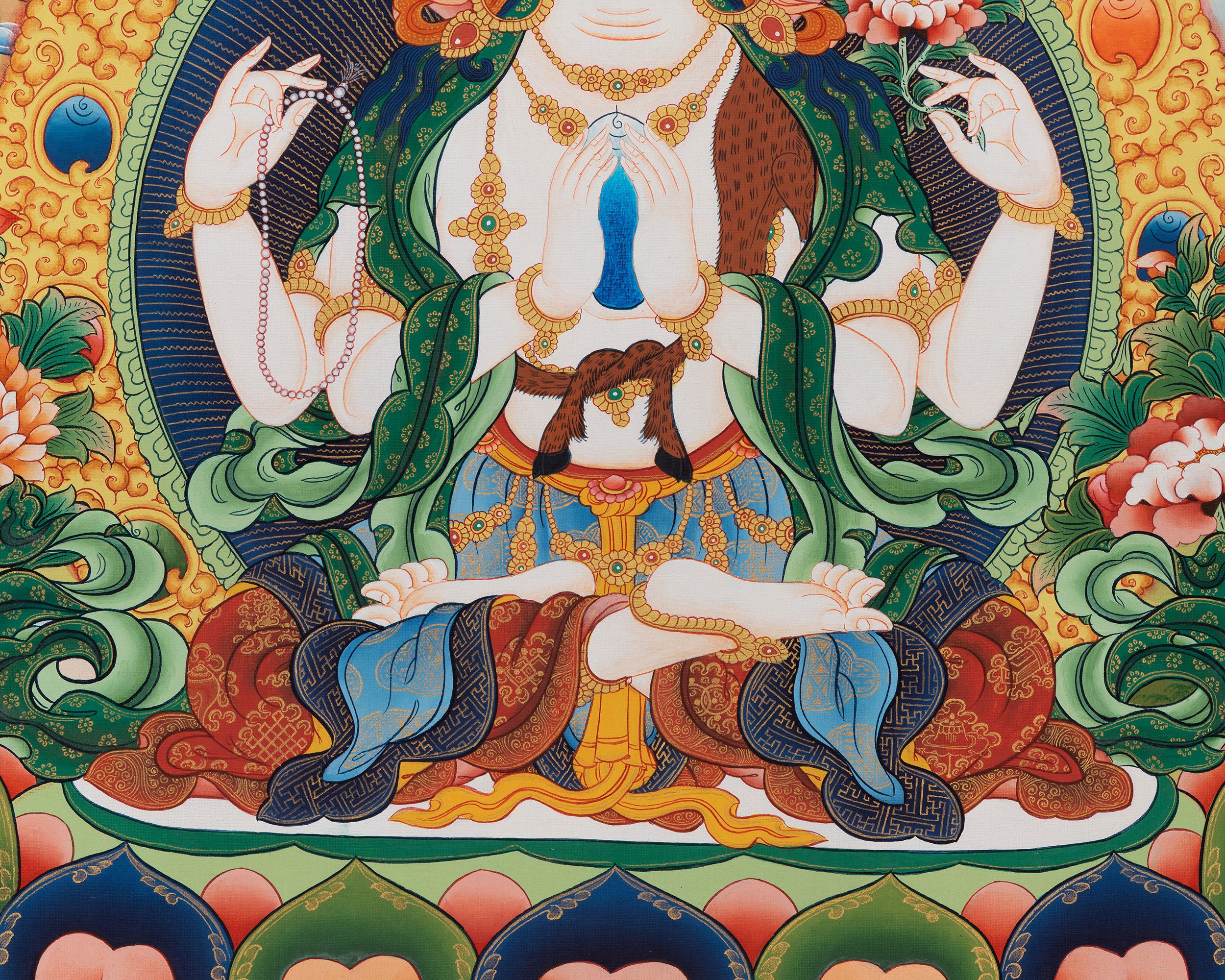 Chenrezig Thangka | Art Painting for Meditation