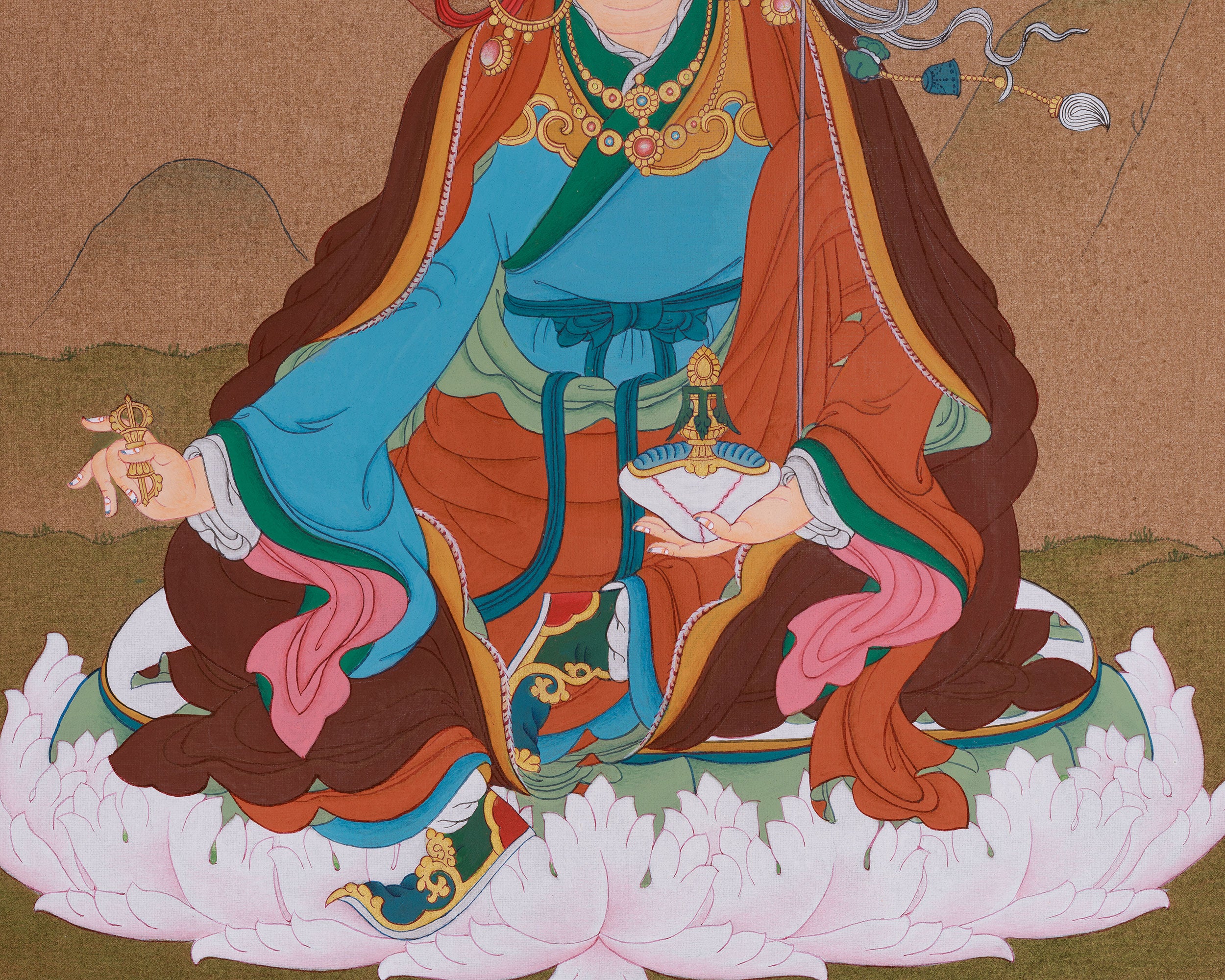 Spiritual Leader, Padmasambhava Artwork | The Lotus-Born Teacher of Tibetan Buddhism