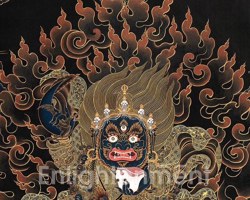 Mahakala Bernagchen Thangka | A Symbol of Protection and Power In Tibetan Buddhism